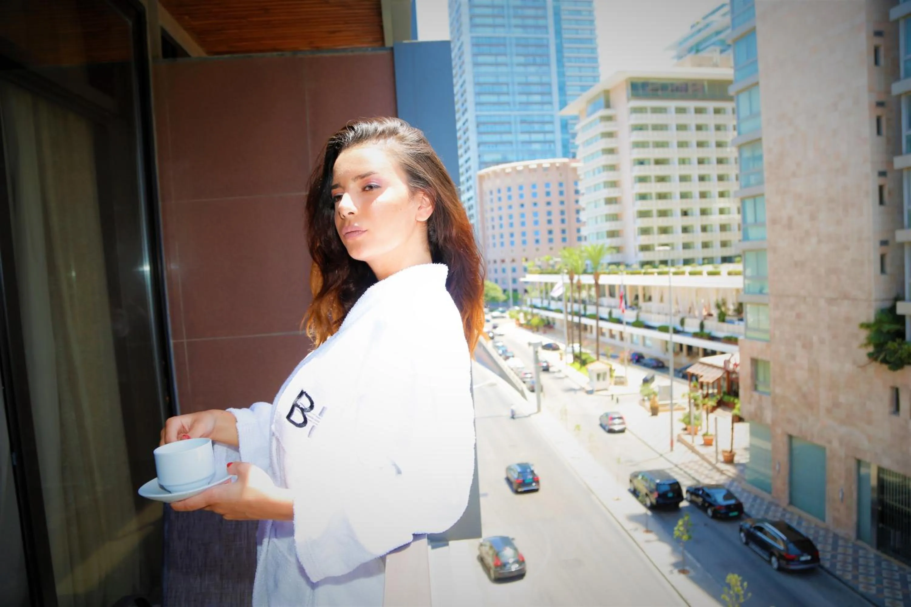 Street view in Beverly Hotel Beirut