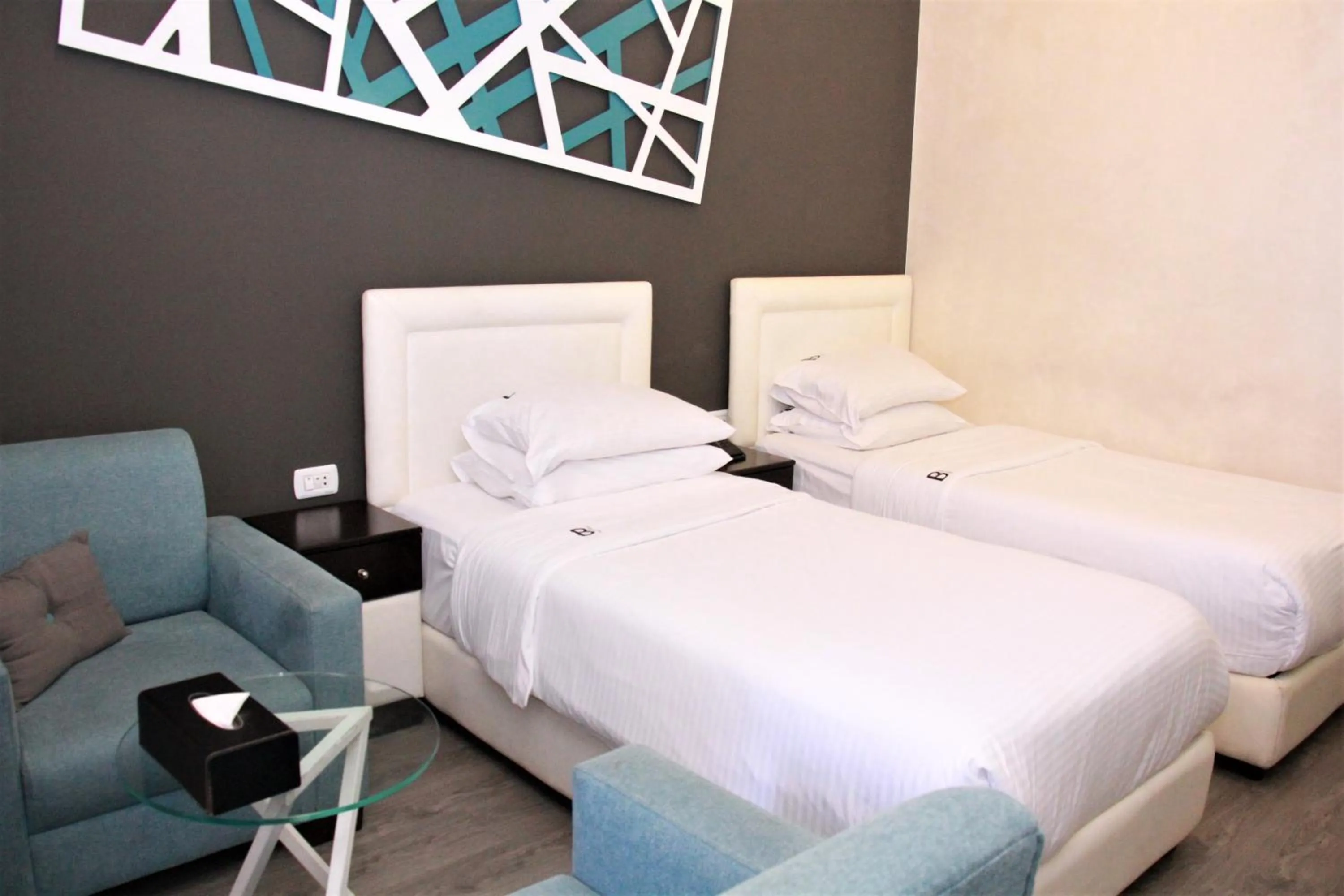 Photo of the whole room, Bed in Beverly Hotel Beirut