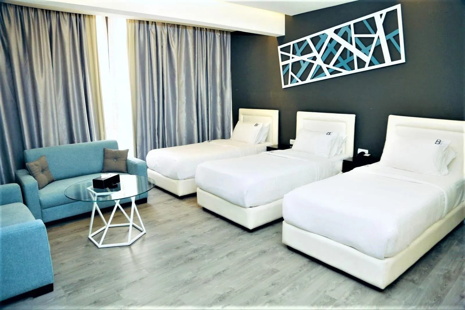 Photo of the whole room, Bed in Beverly Hotel Beirut