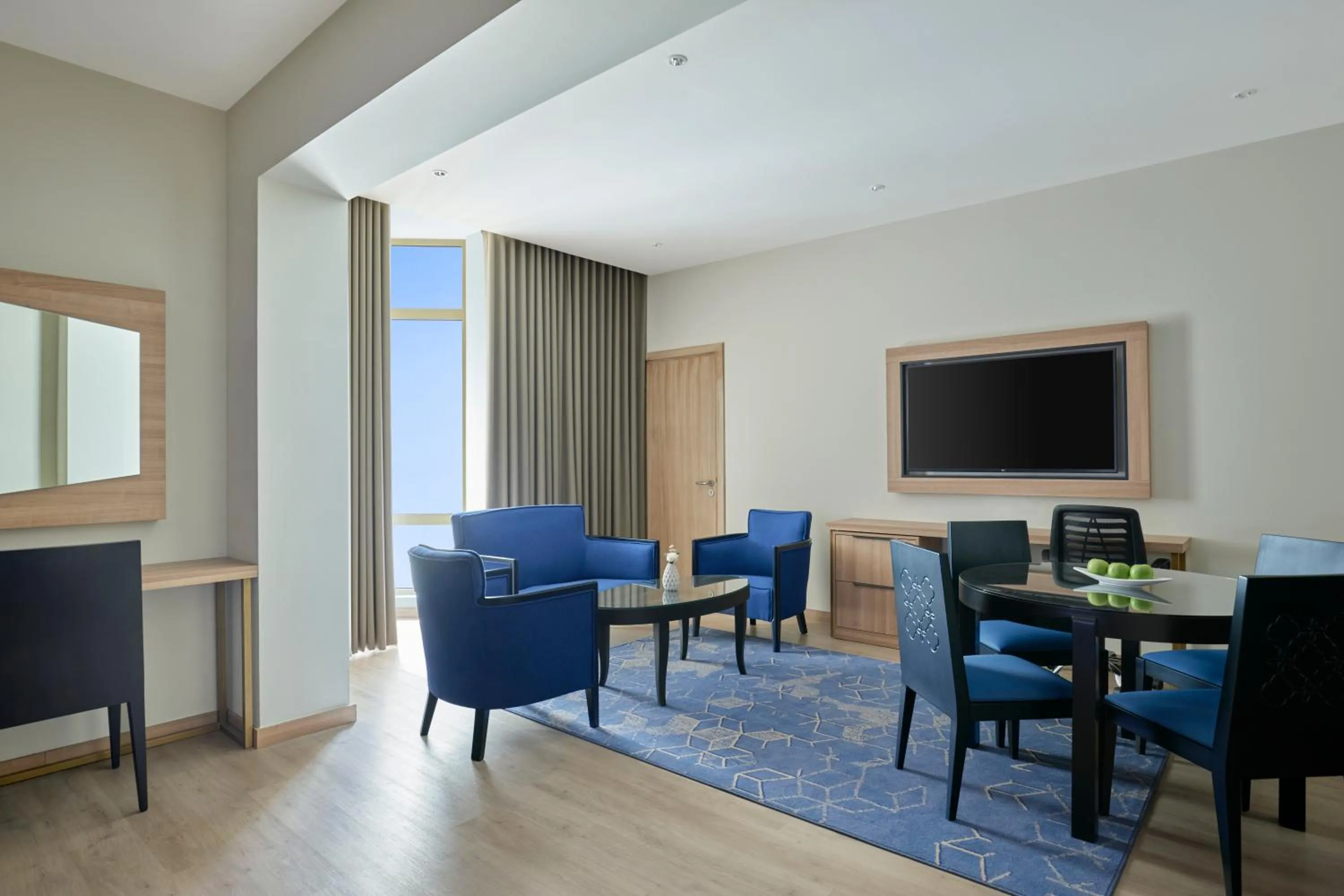 Living room in Makarem Umm Al Qura Hotel