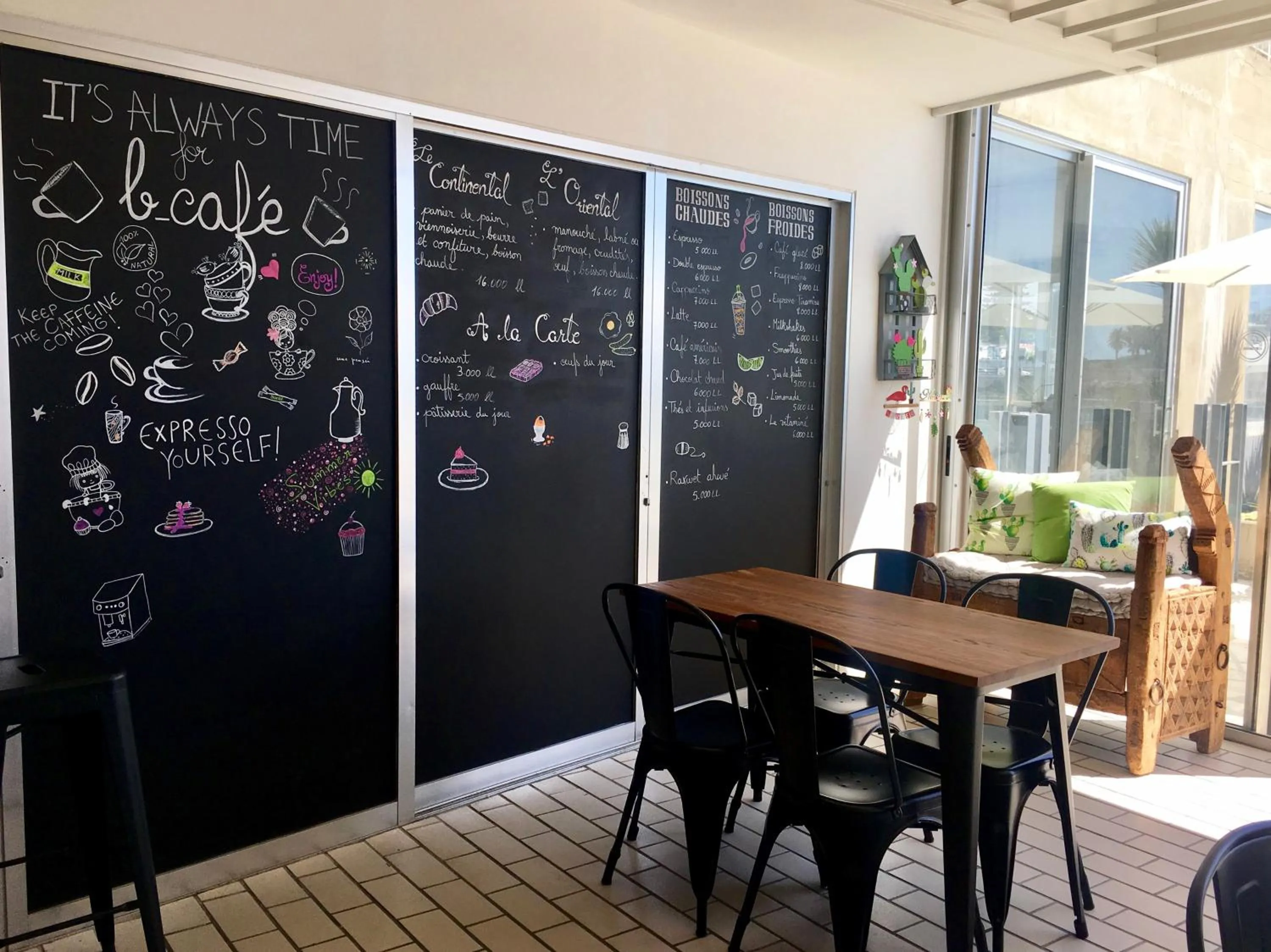 Dining area in St Paul Resort