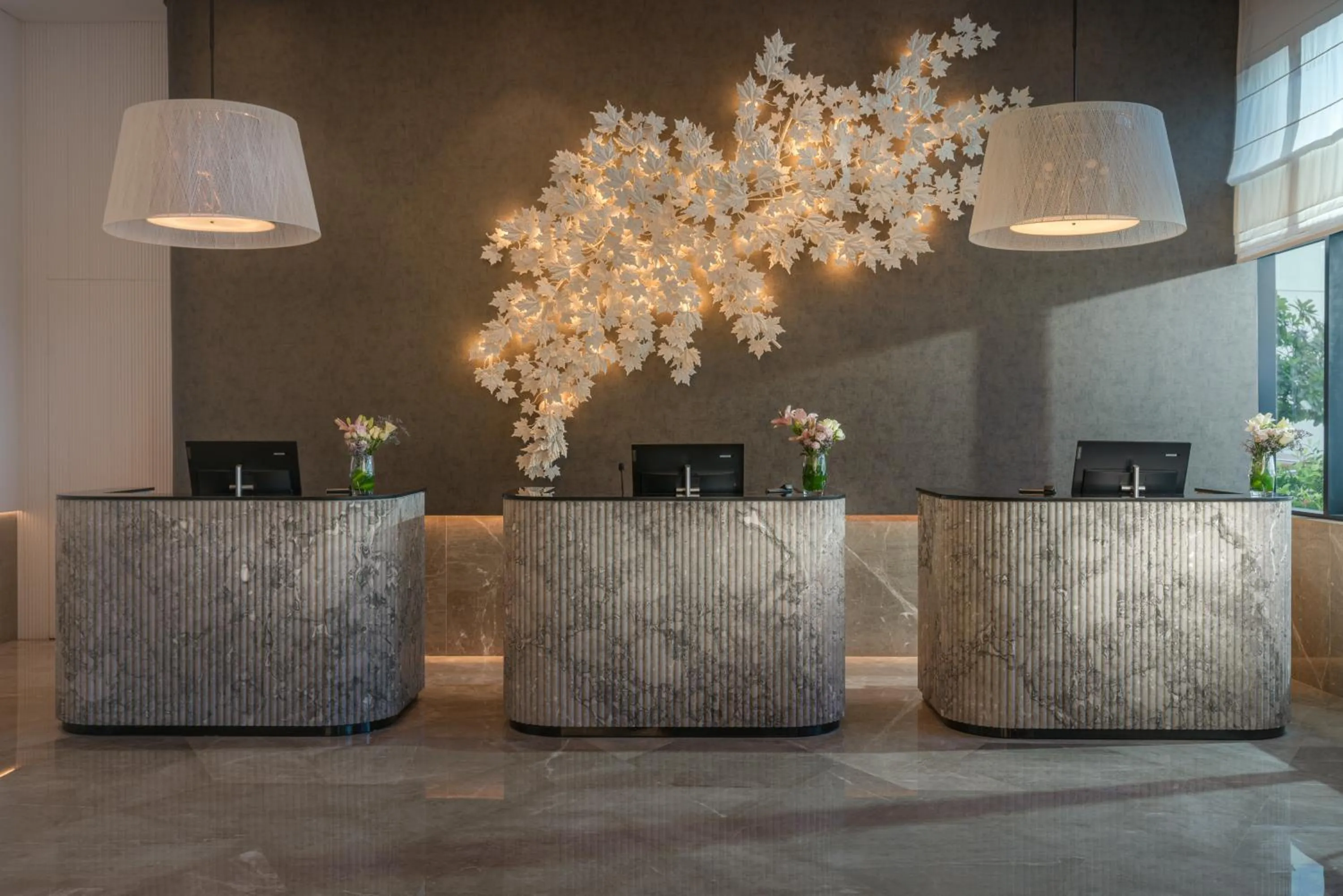 Lobby or reception in JOUDYAN Red Sea Mall Jeddah By ELAF