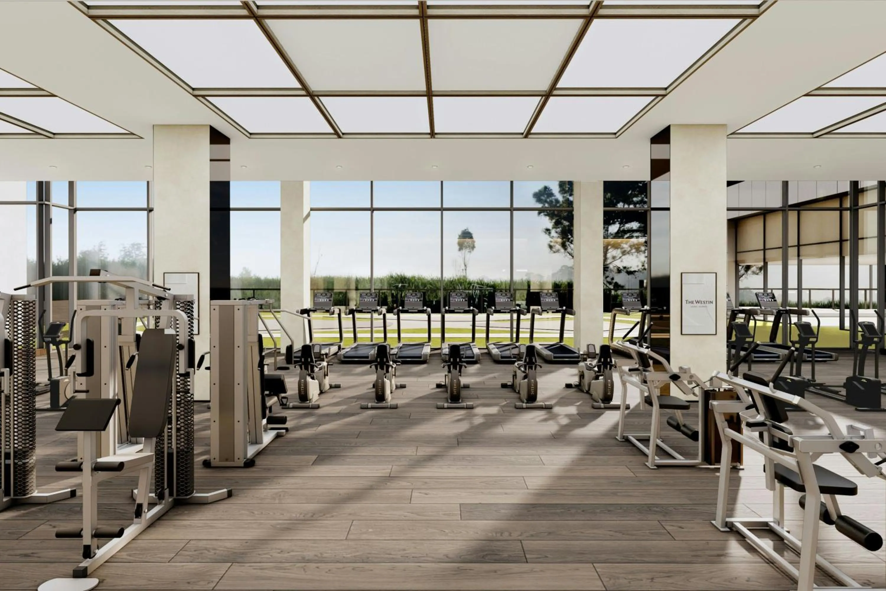 Fitness centre/facilities in The Westin Seoul Parnas