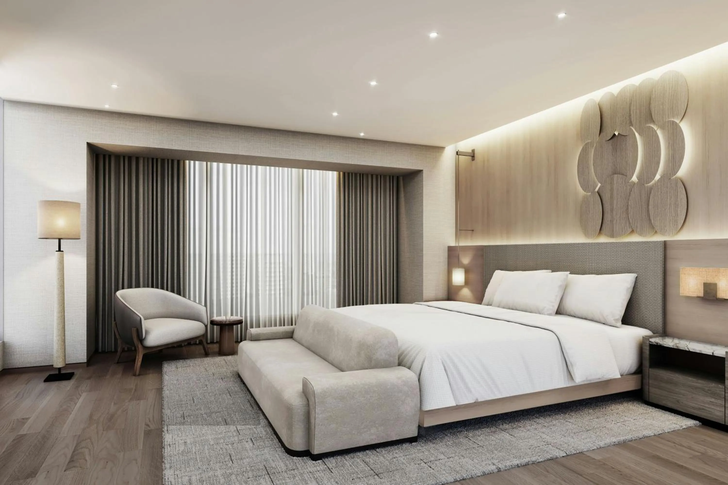 Photo of the whole room, Bed in The Westin Seoul Parnas