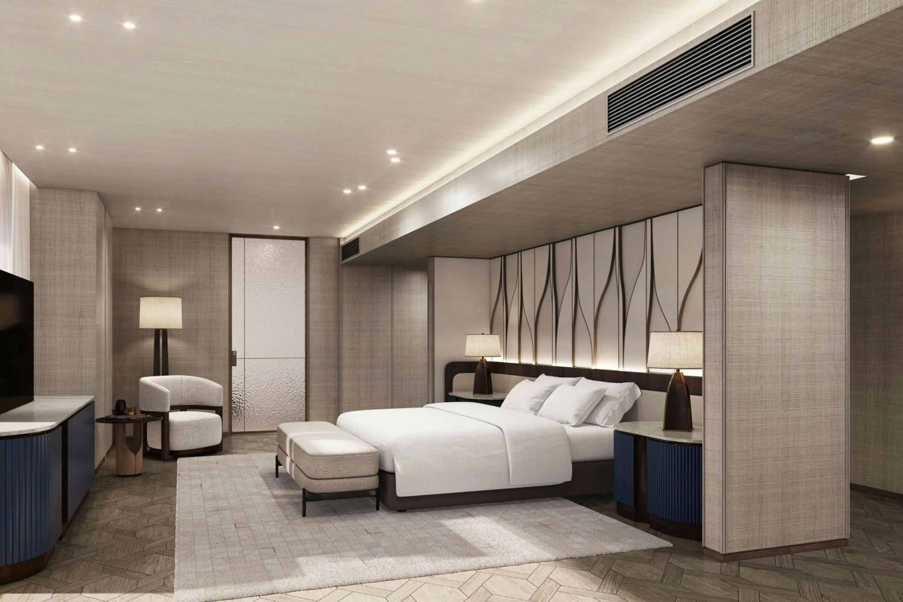 Photo of the whole room, Bed in The Westin Seoul Parnas