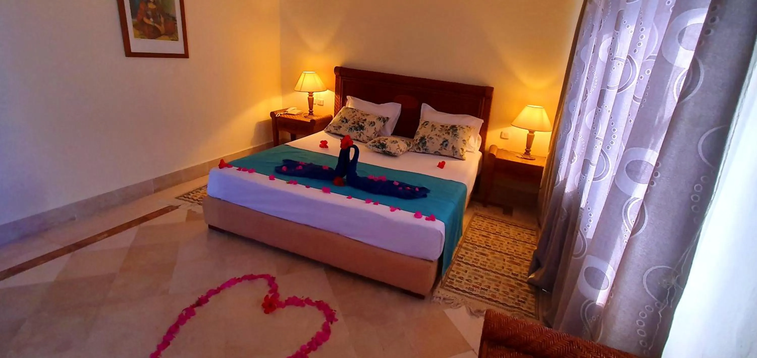 Bed in Hotel de charme et SPA Dar El Bhar