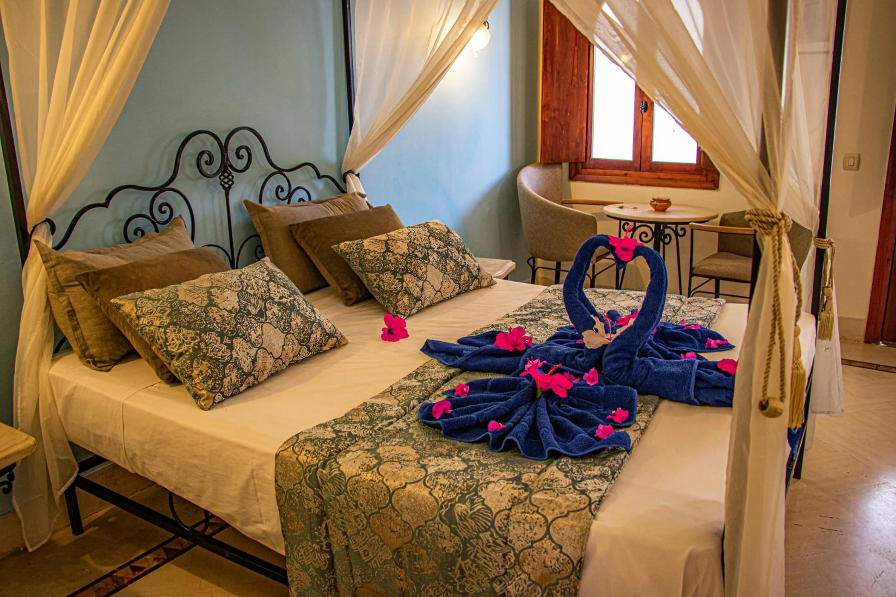 Bed in Hotel de charme et SPA Dar El Bhar