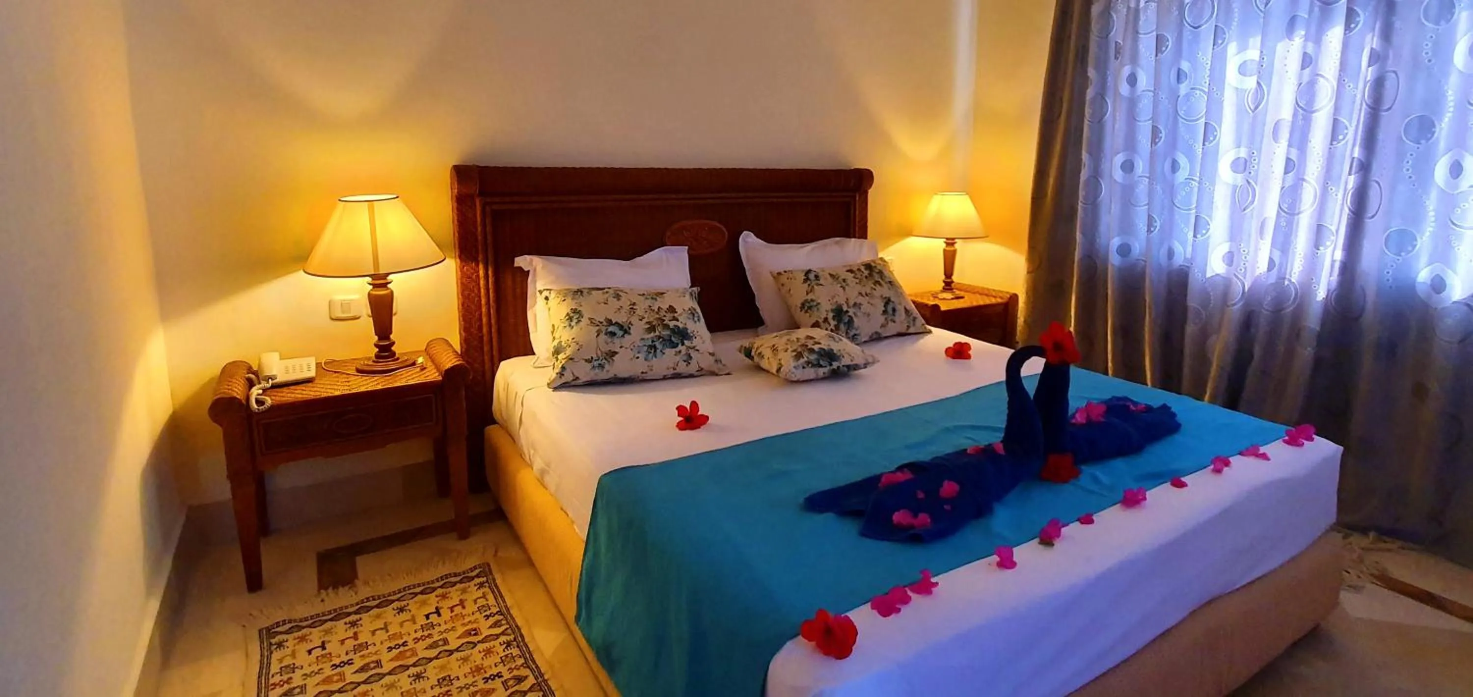 Bed in Hotel de charme et SPA Dar El Bhar