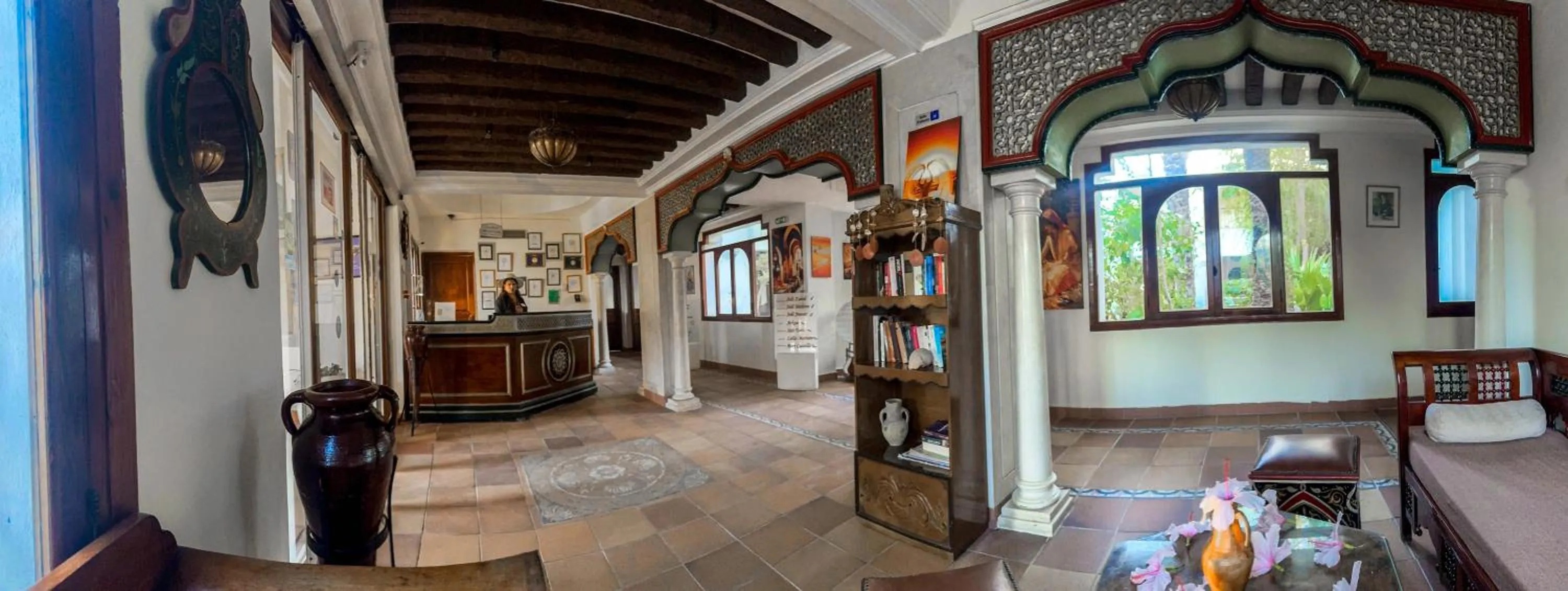 Seating area in Hotel de charme et SPA Dar El Bhar