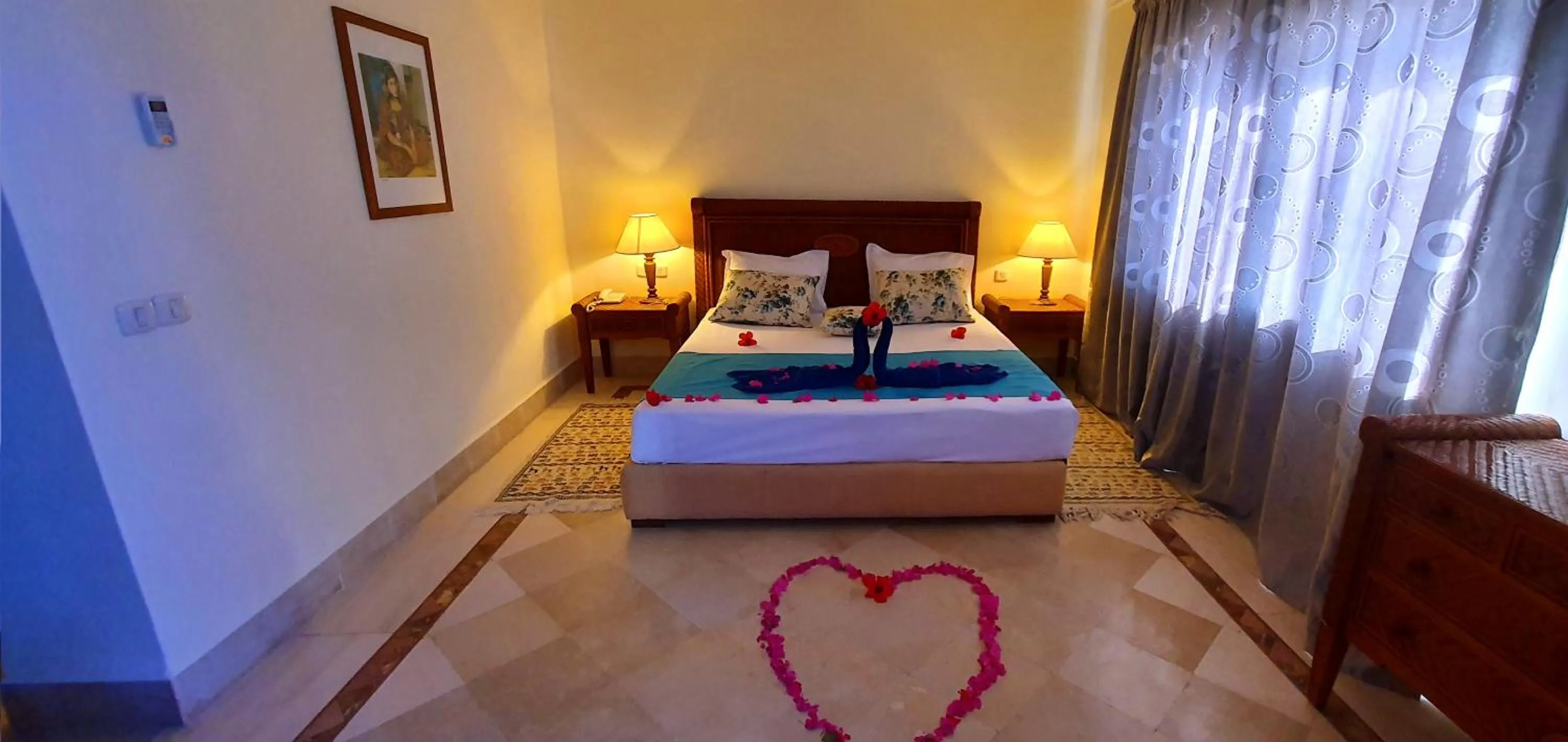 Bed in Hotel de charme et SPA Dar El Bhar