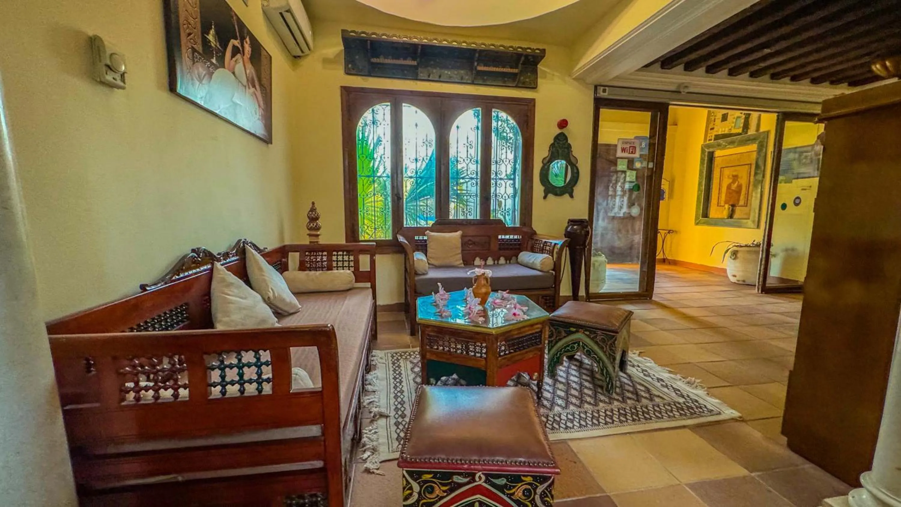 Living room in Hotel de charme et SPA Dar El Bhar