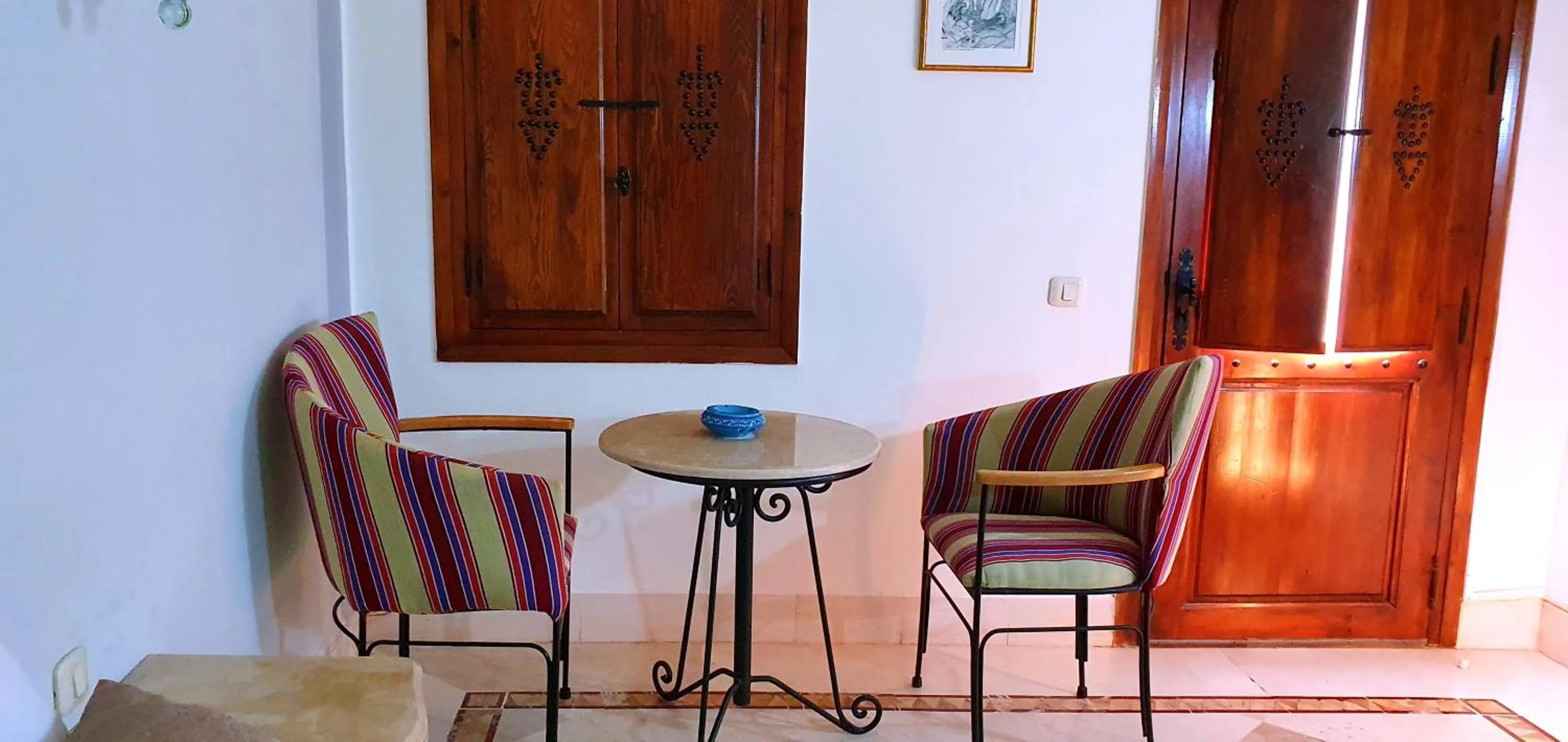 Seating area in Hotel de charme et SPA Dar El Bhar