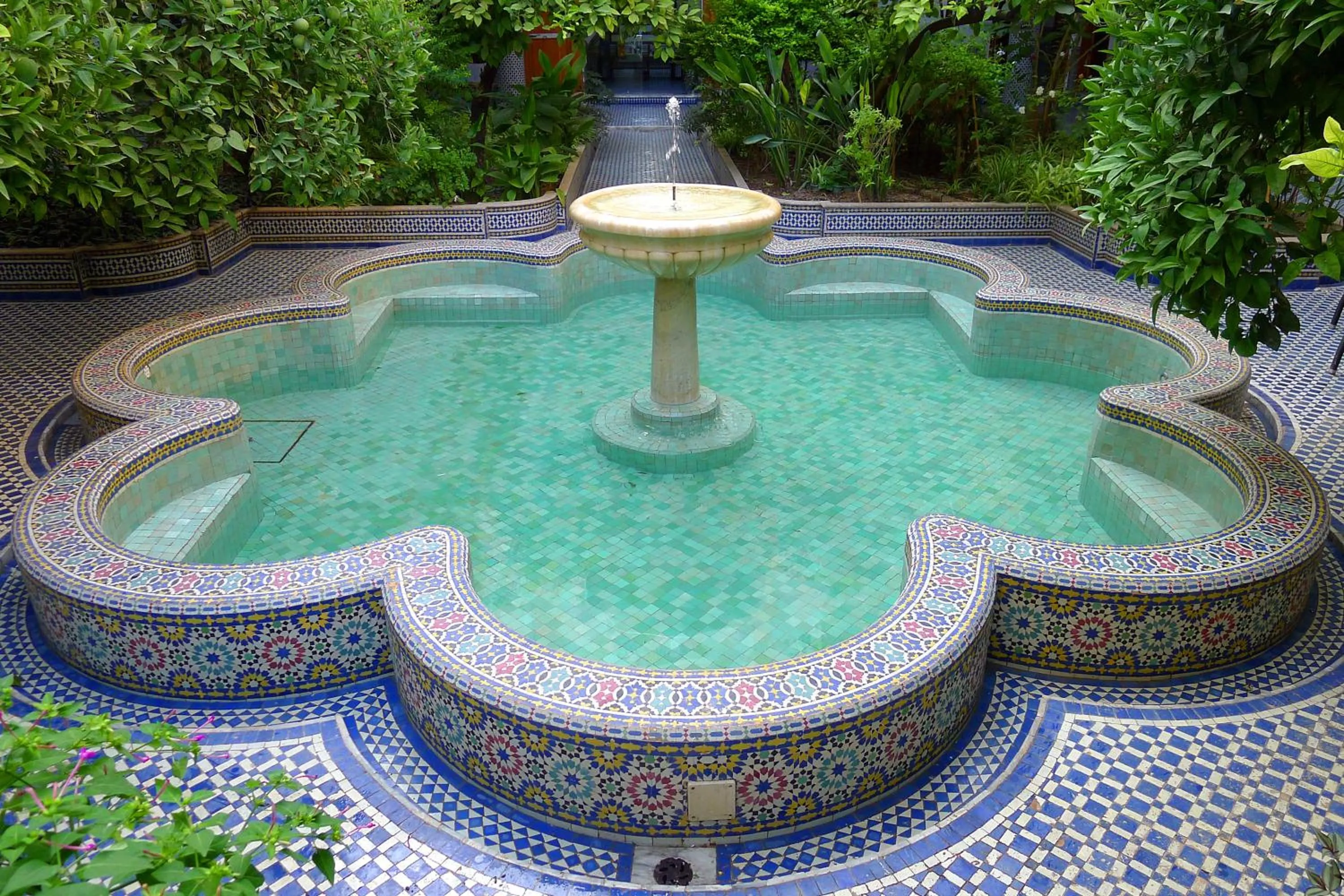 Decorative detail in Palais Amani