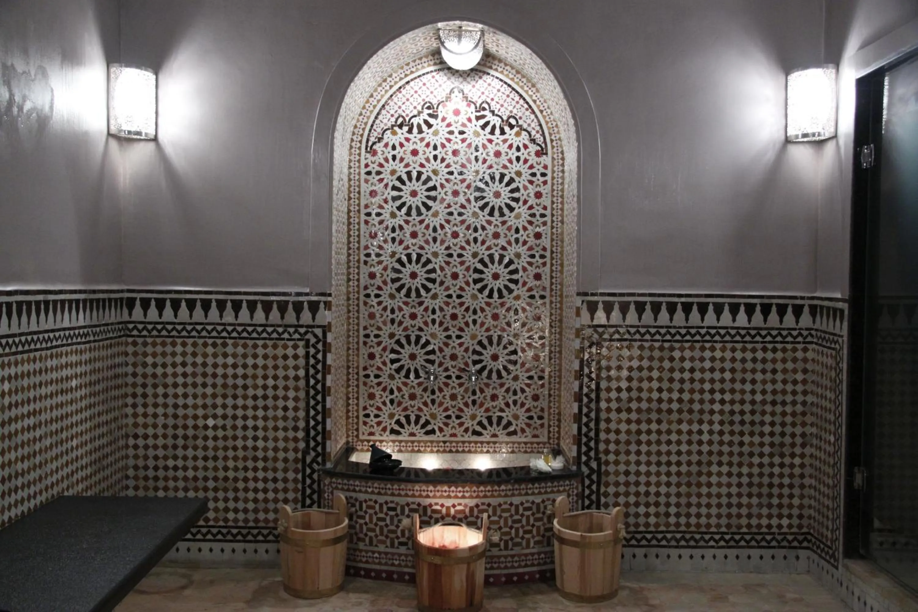 Steam room in Palais Amani