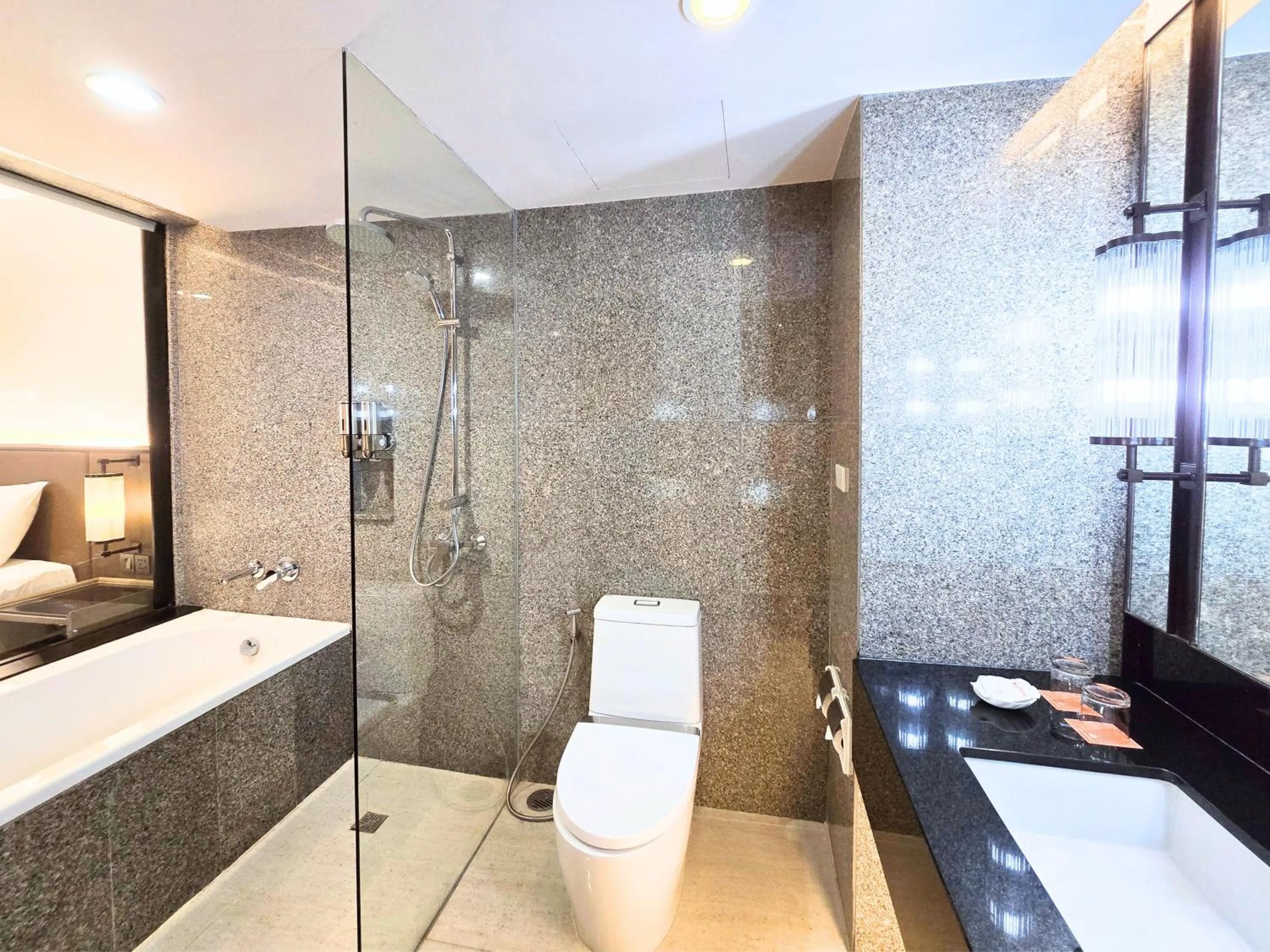 Shower in Sima Thani Hotel