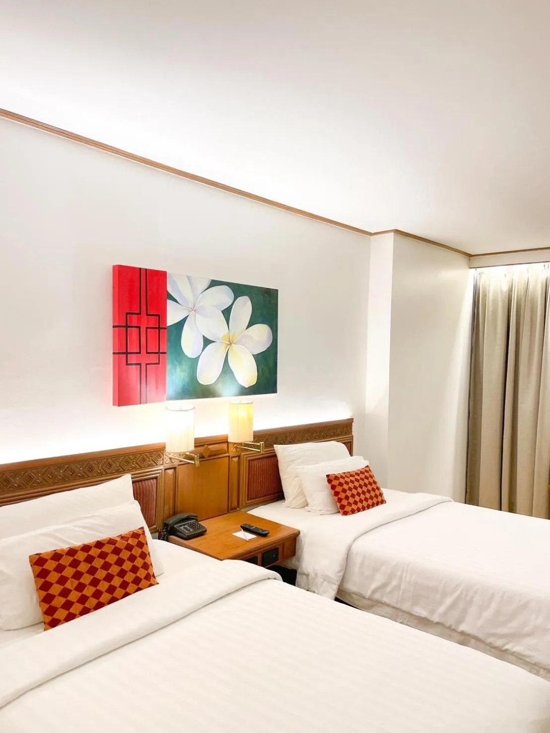 Bed in Sima Thani Hotel