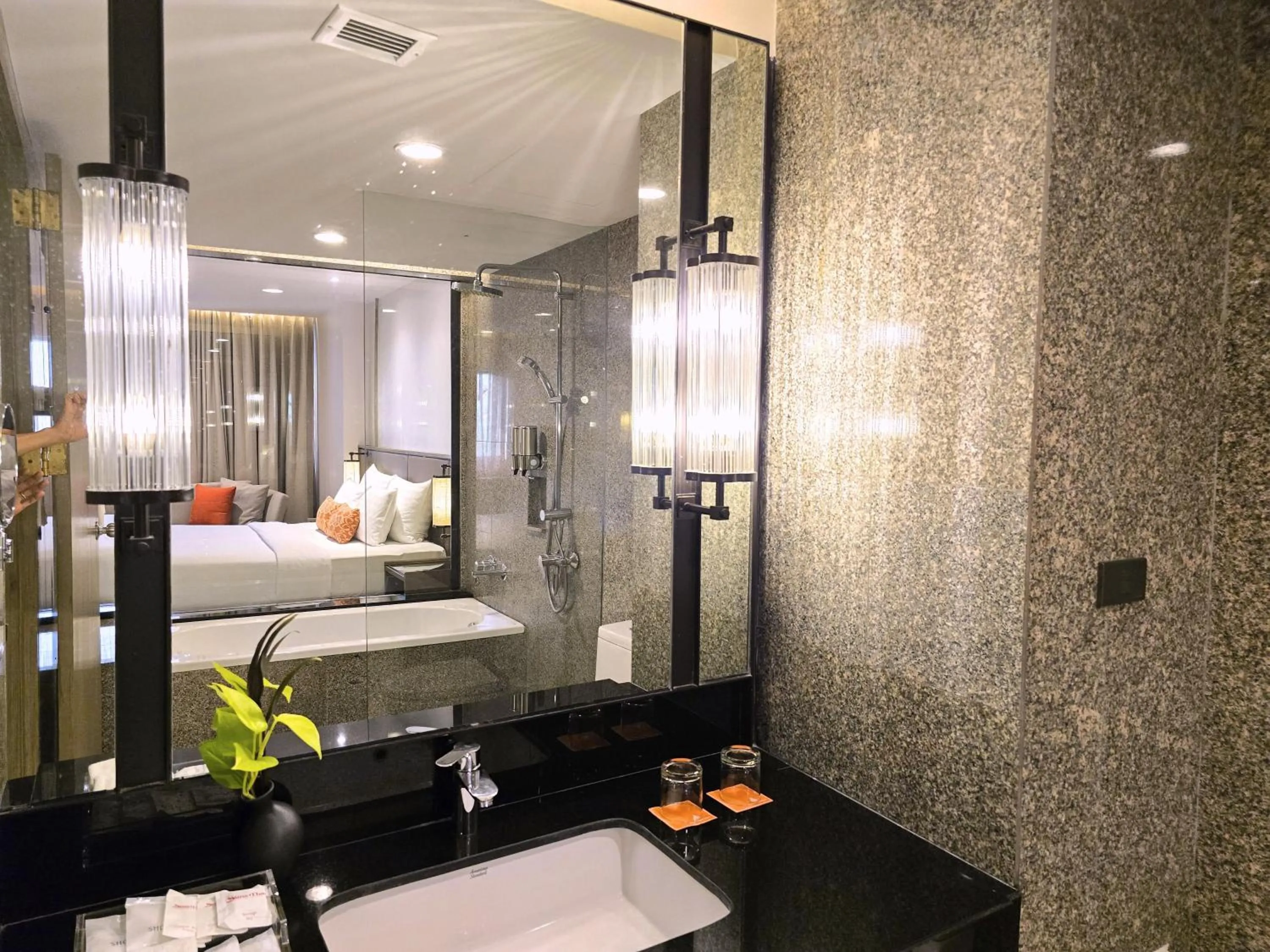 Shower, Bed in Sima Thani Hotel