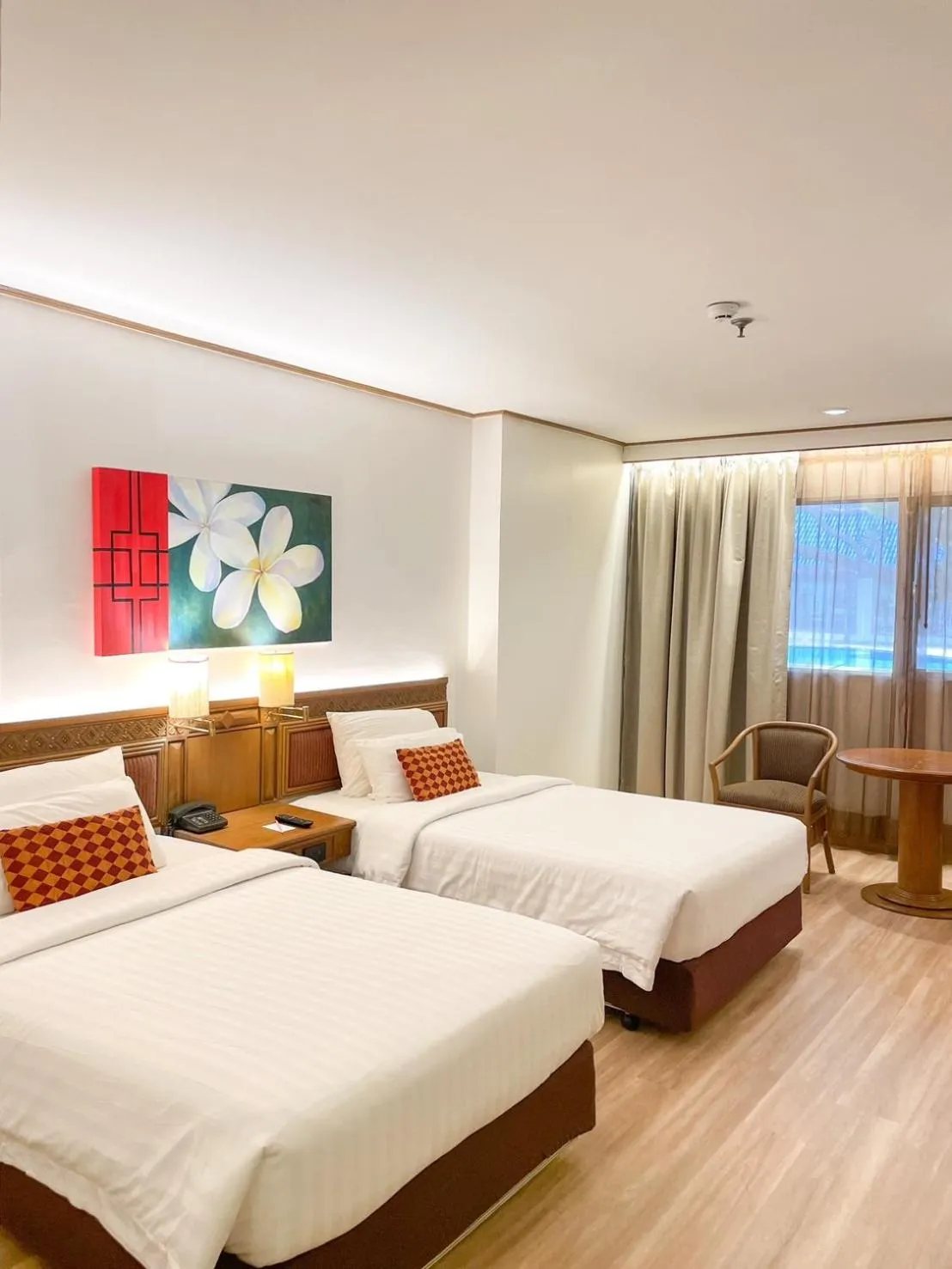 Bed in Sima Thani Hotel