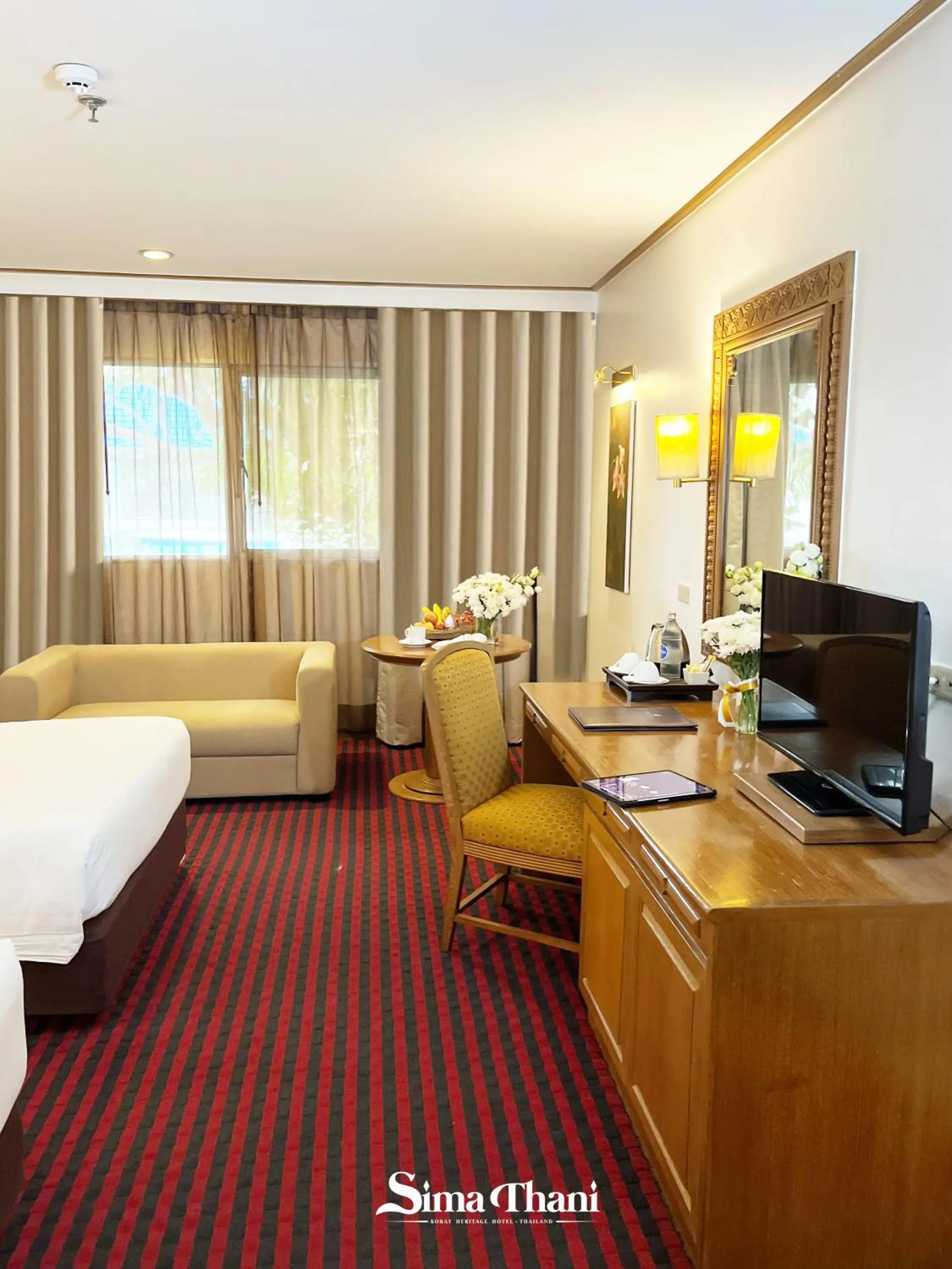 Bed in Sima Thani Hotel