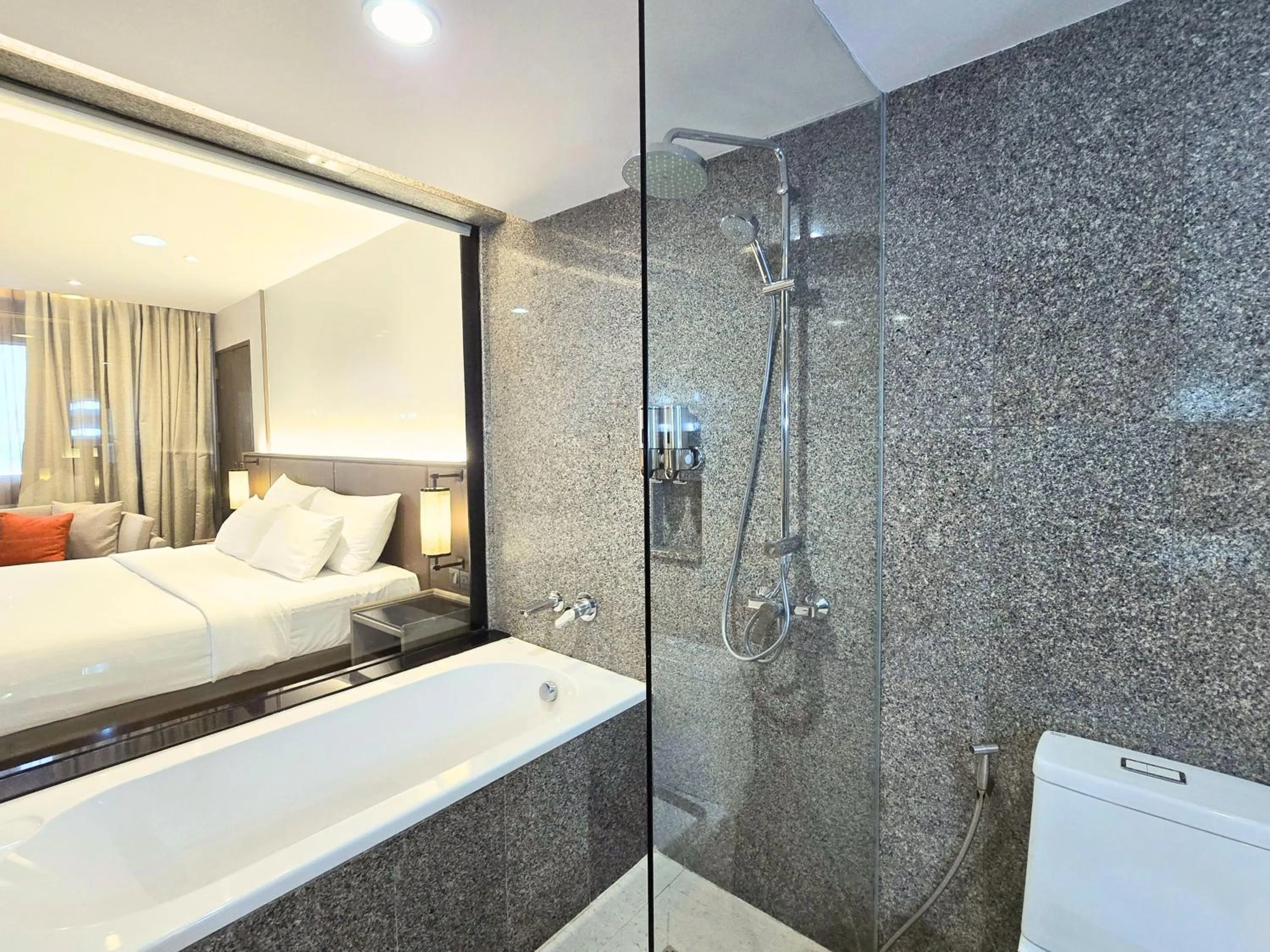 Shower, Bed in Sima Thani Hotel