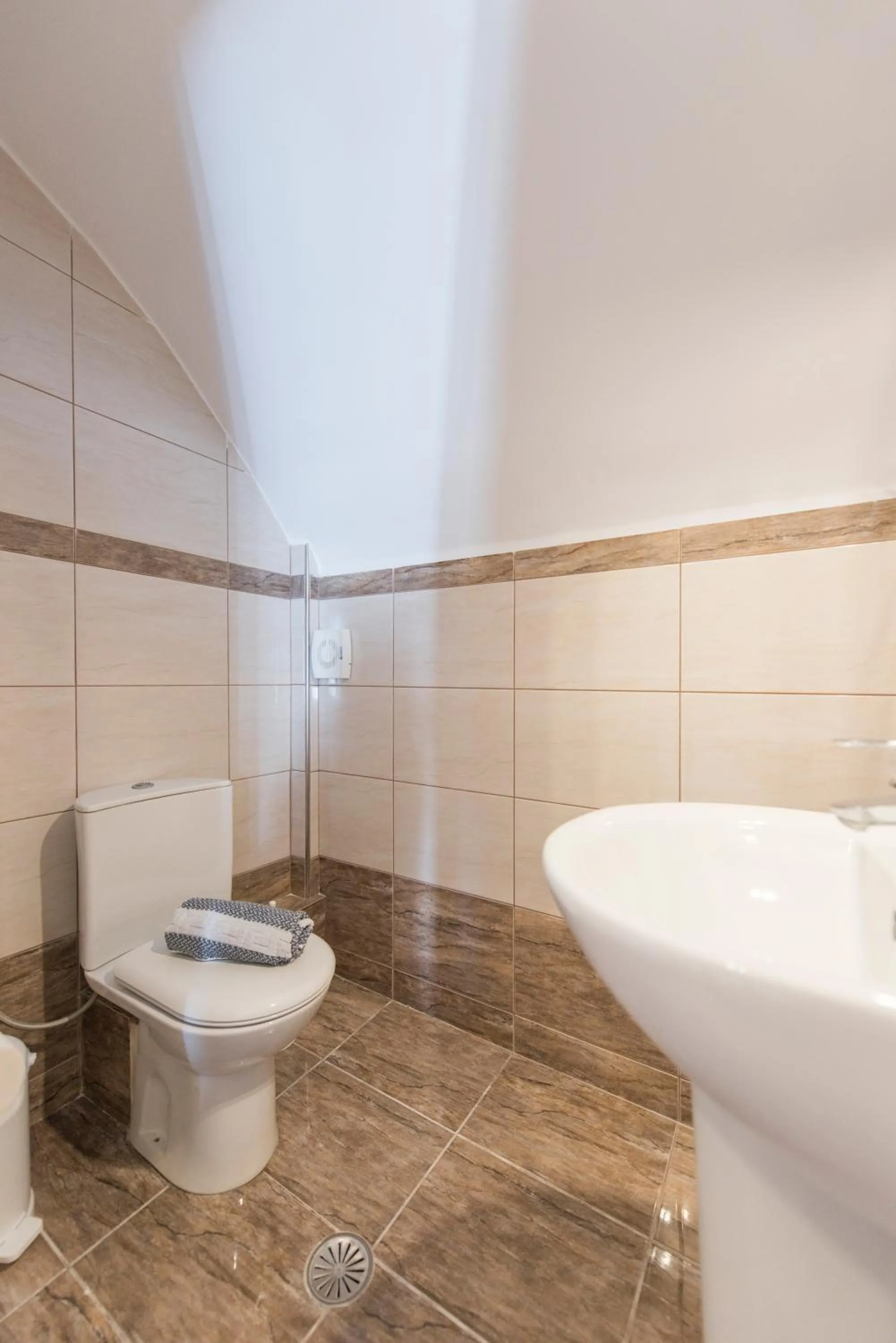 Bathroom in Secret Earth Villas - Santorini