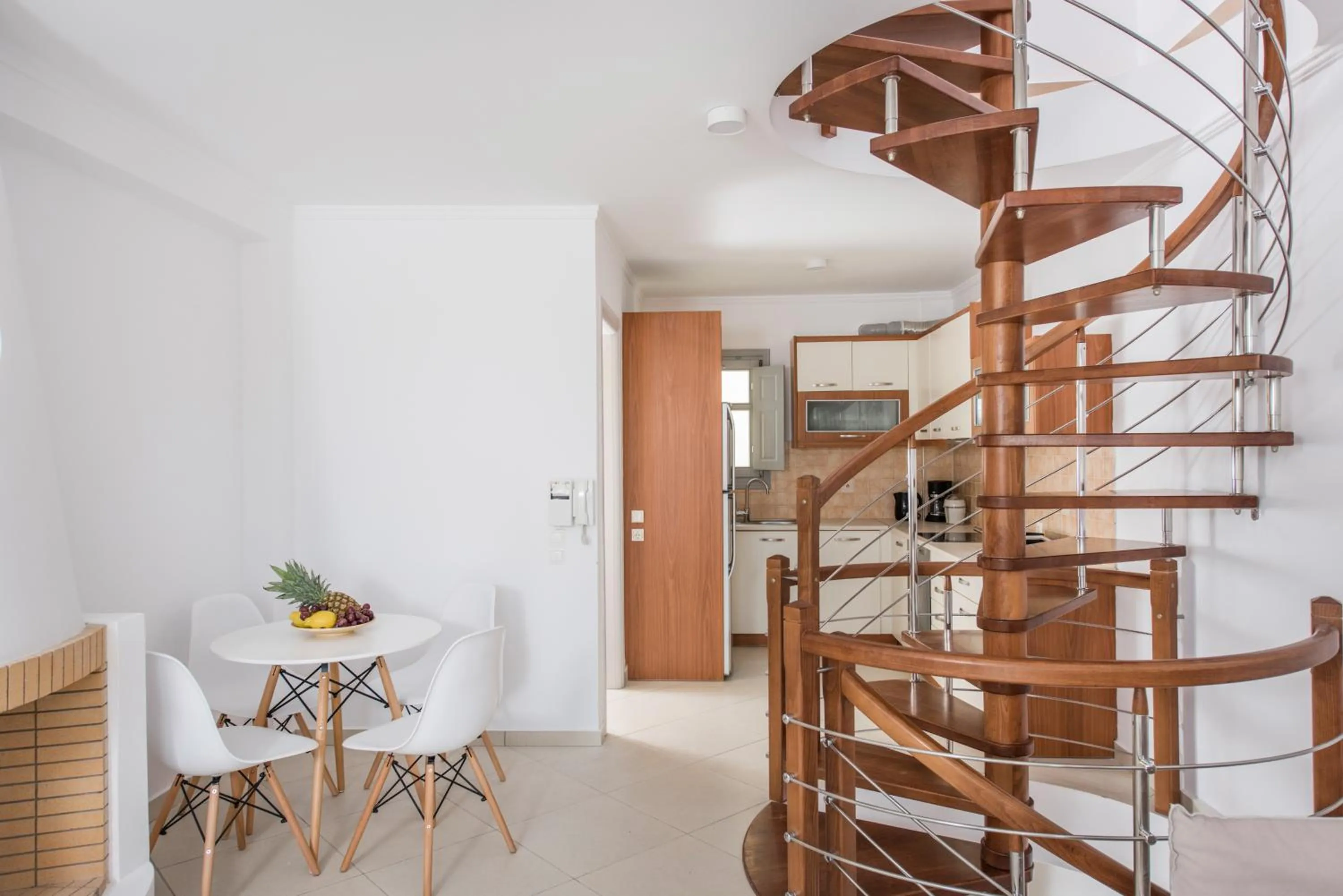 Kitchen or kitchenette in Secret Earth Villas - Santorini