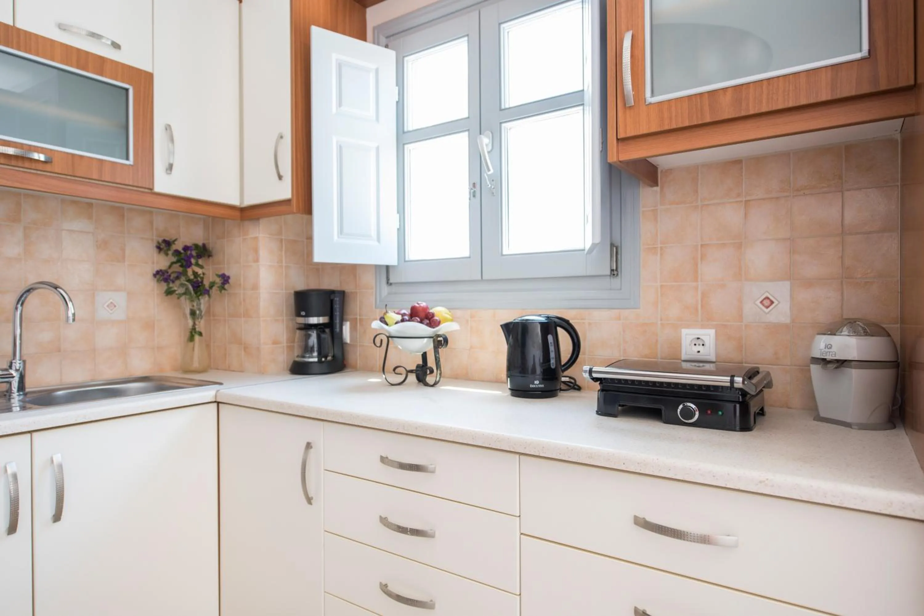 Kitchen or kitchenette in Secret Earth Villas - Santorini