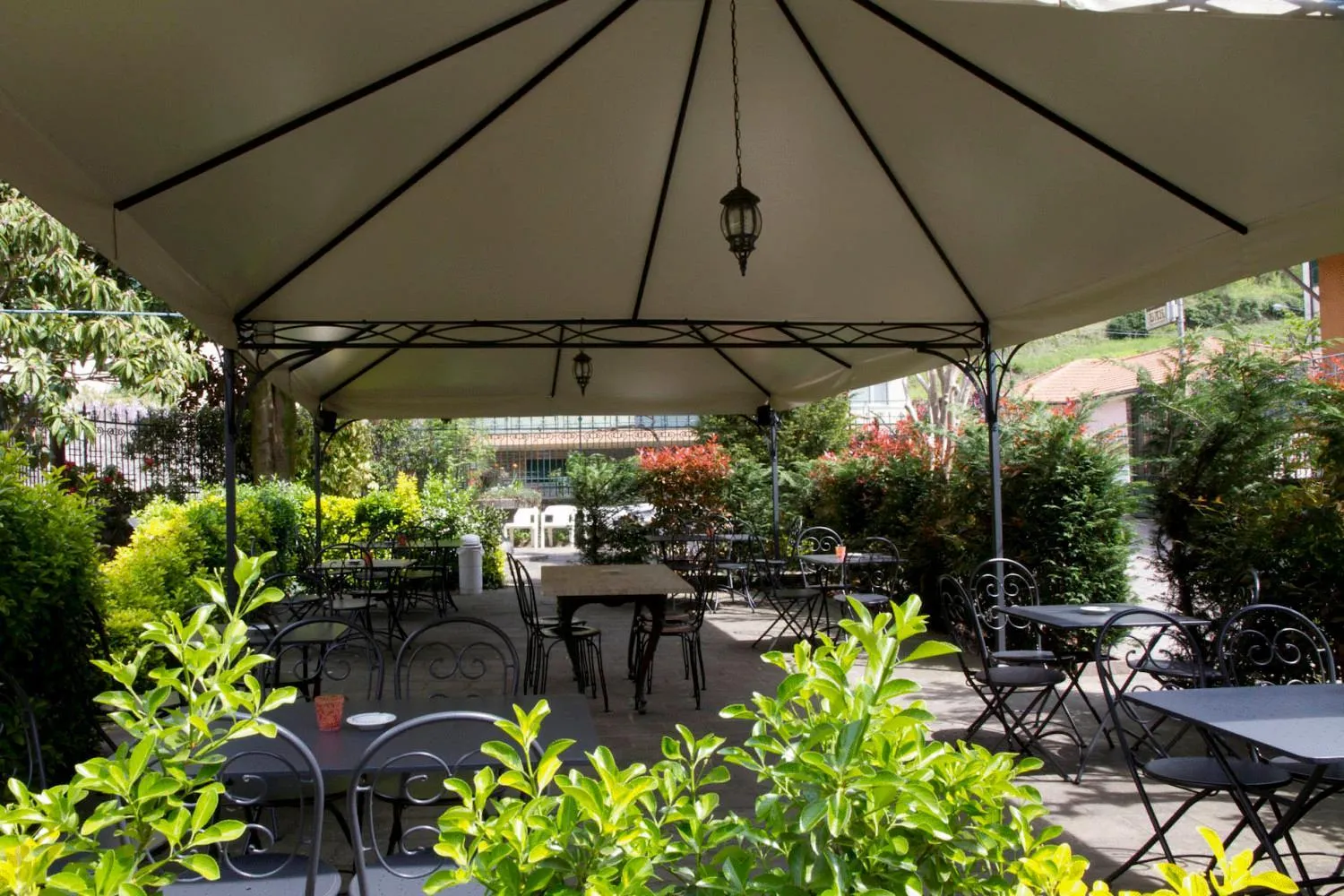 Patio in Albergo Amici