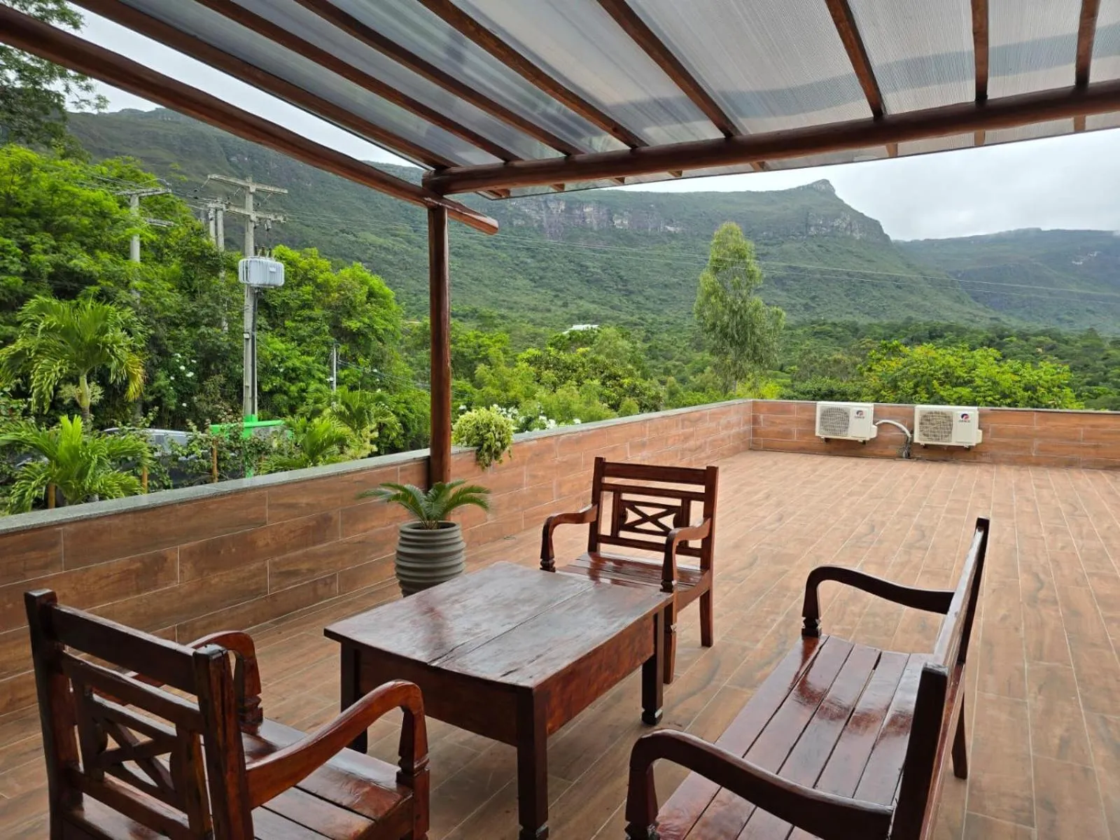 Balcony/Terrace in Pousada Vie