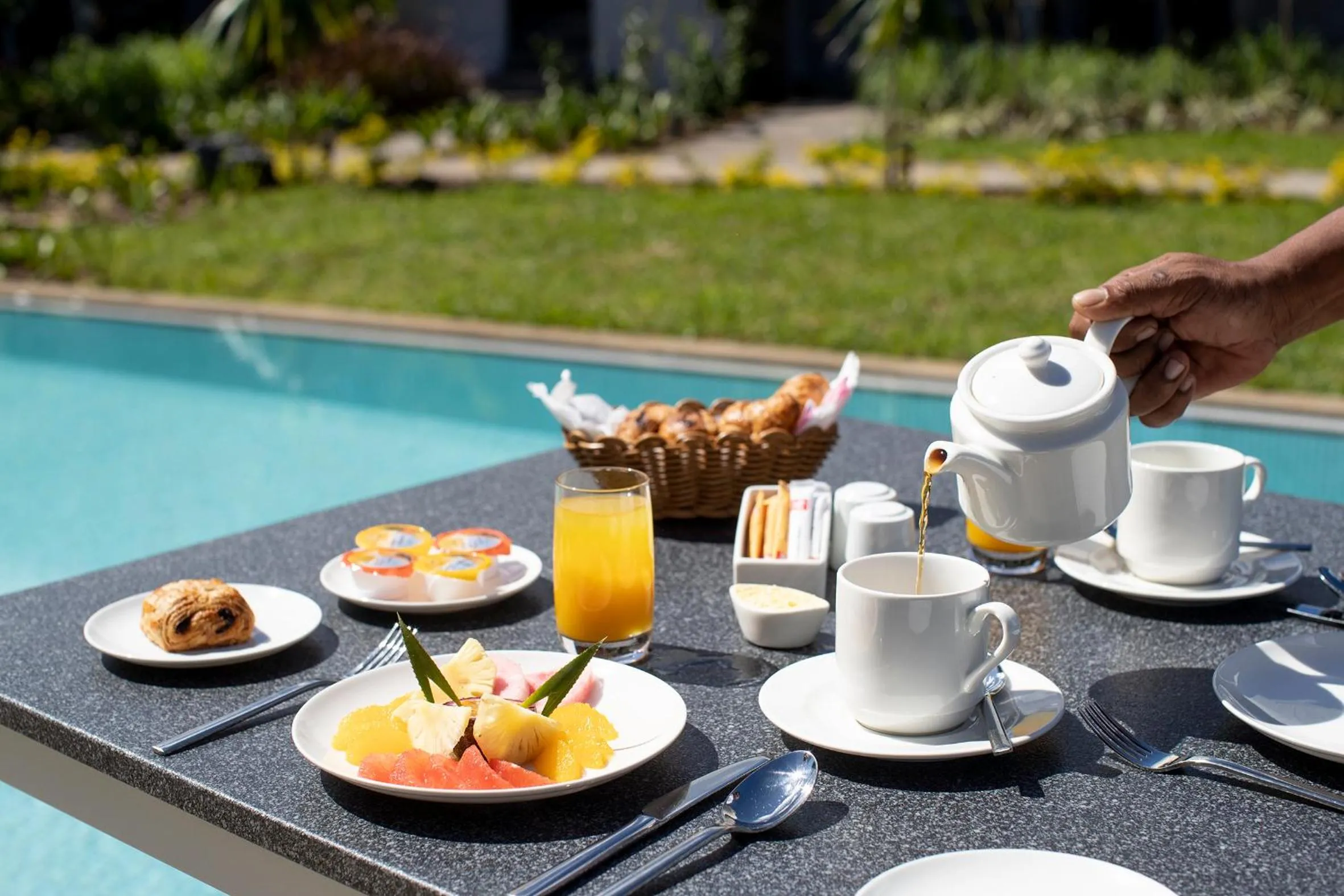 Breakfast in La Mariposa Mauritius