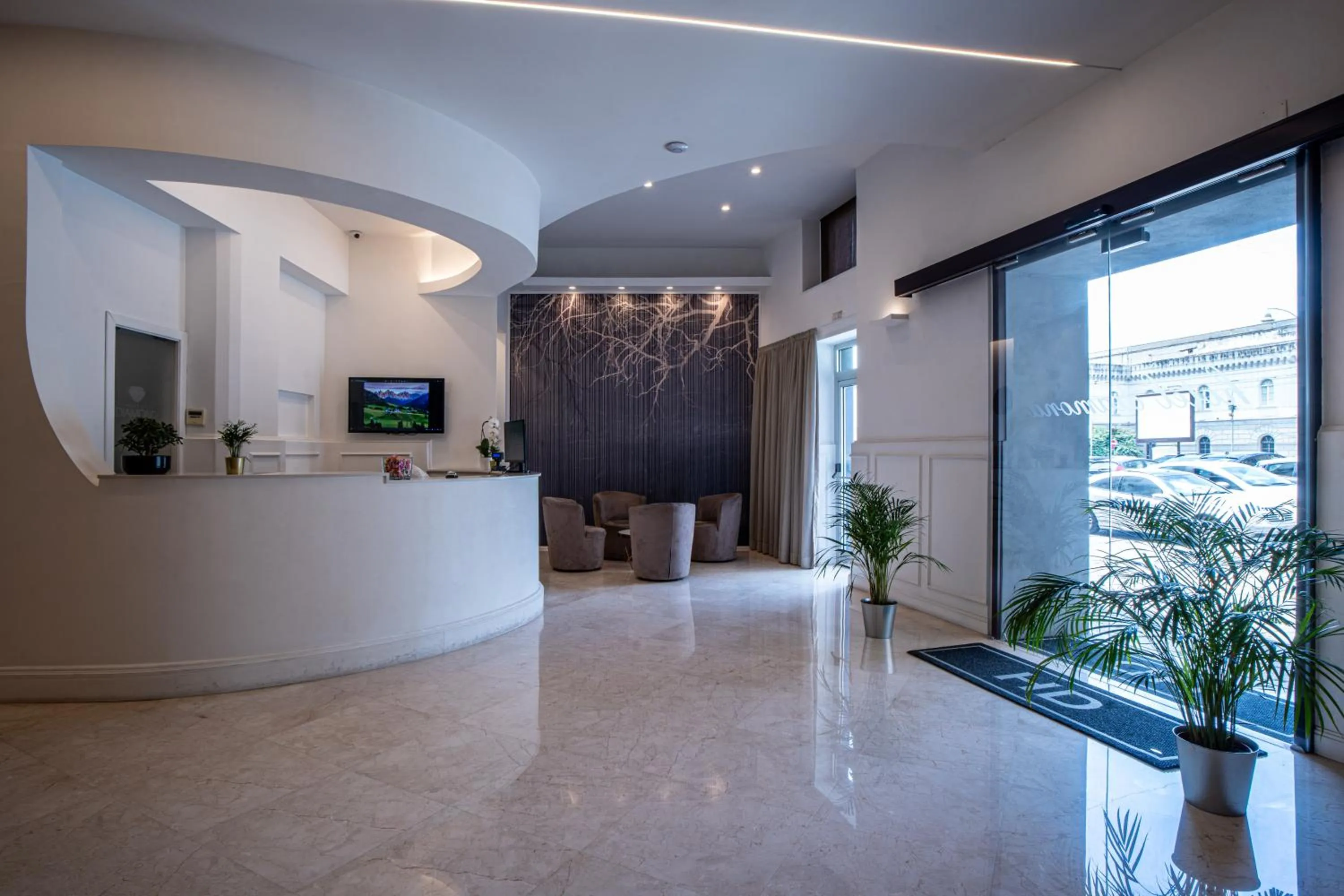 Lobby or reception in Hotel Diamond