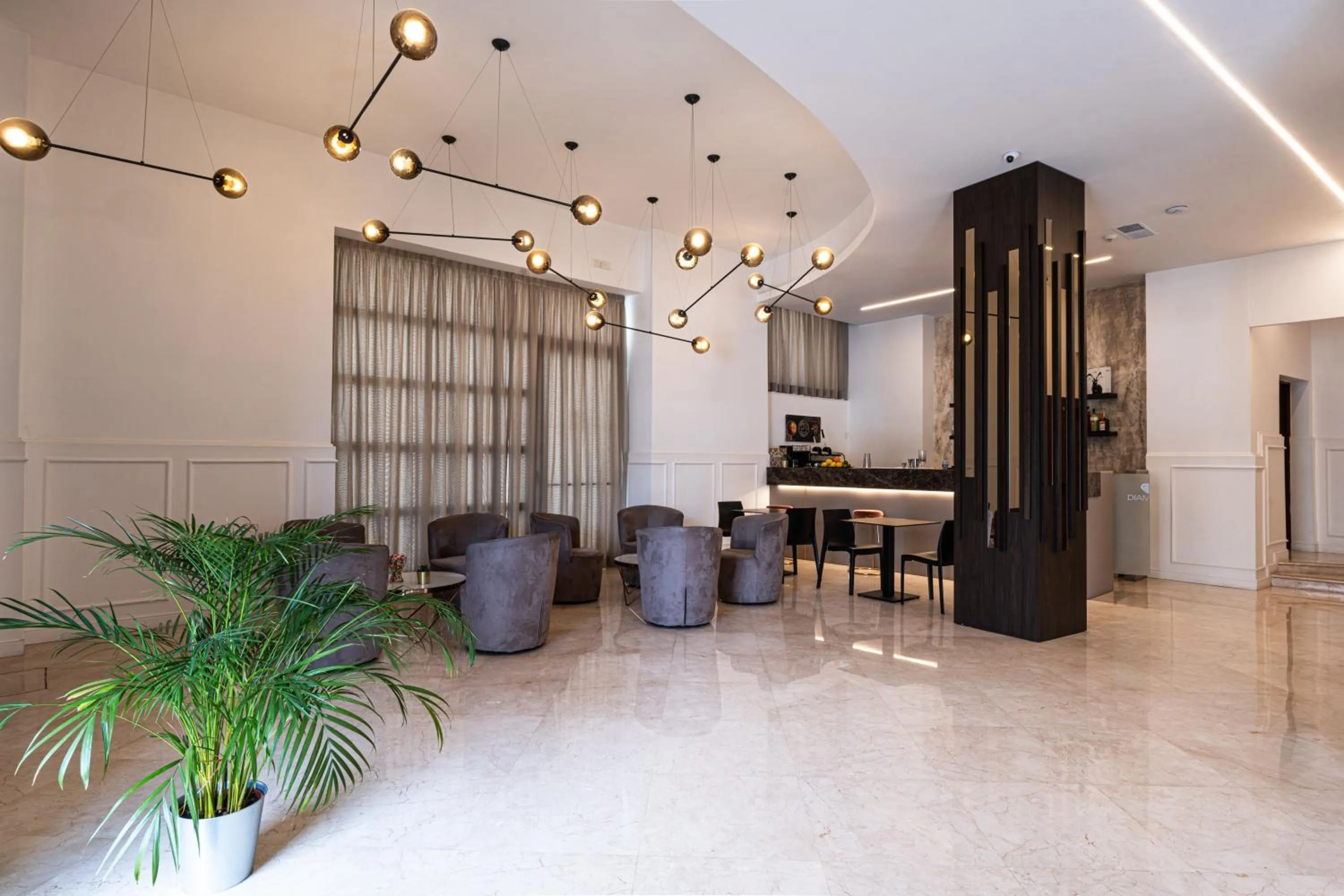 Lobby or reception in Hotel Diamond