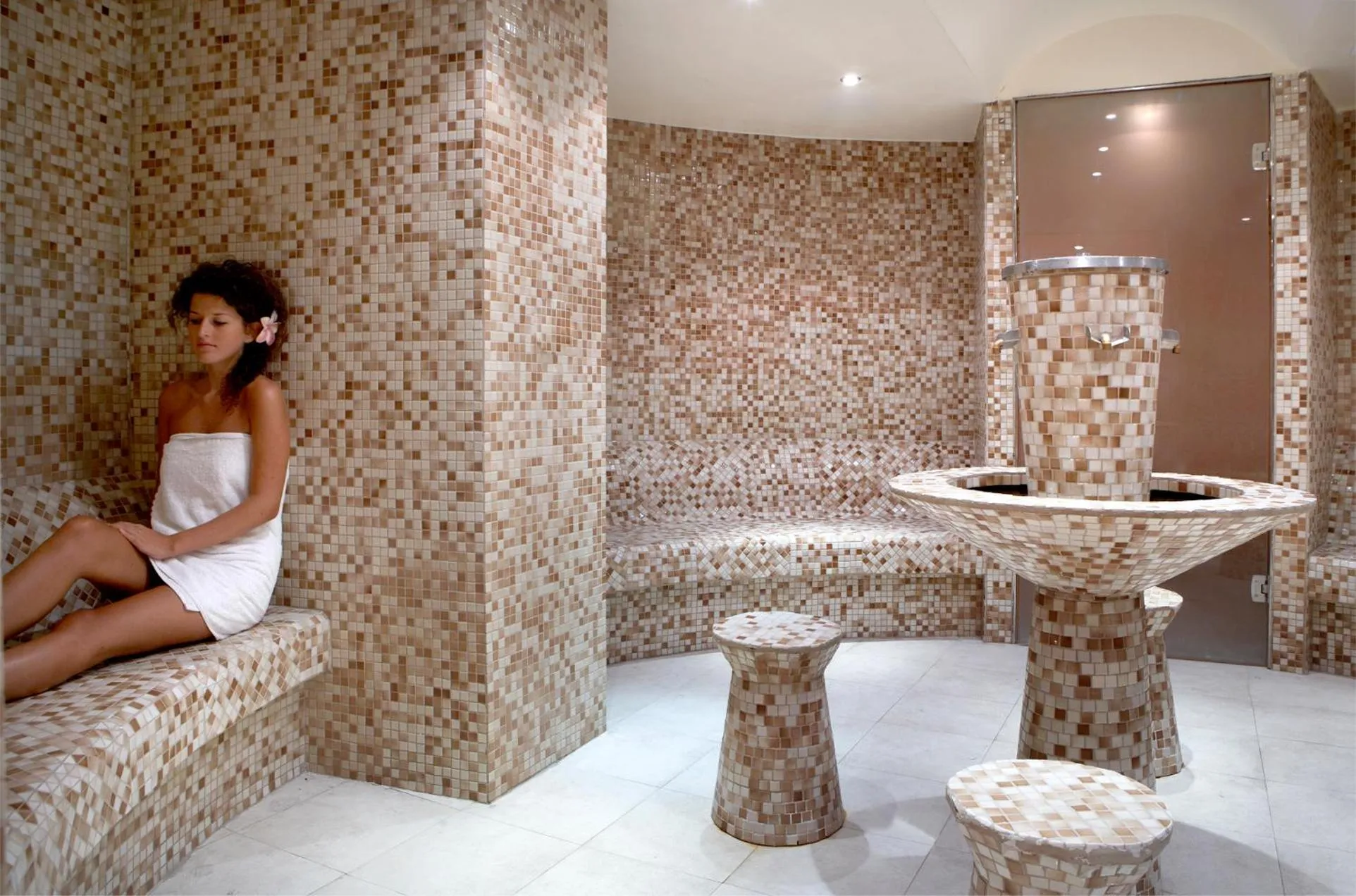 Steam room in Sunshine Corfu Hotel And Spa