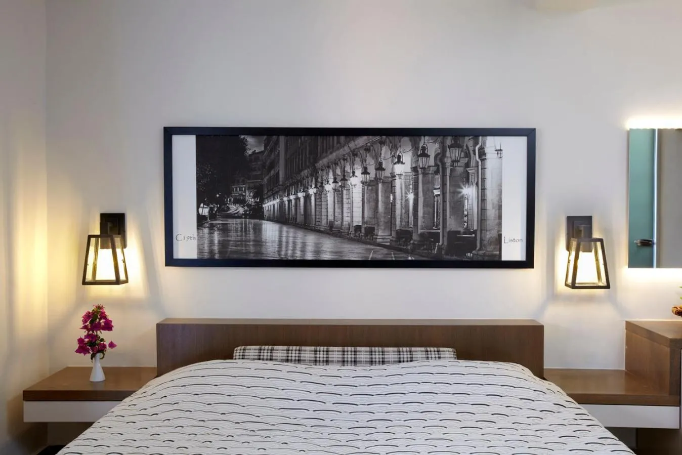 Bed in Sunshine Corfu Hotel And Spa