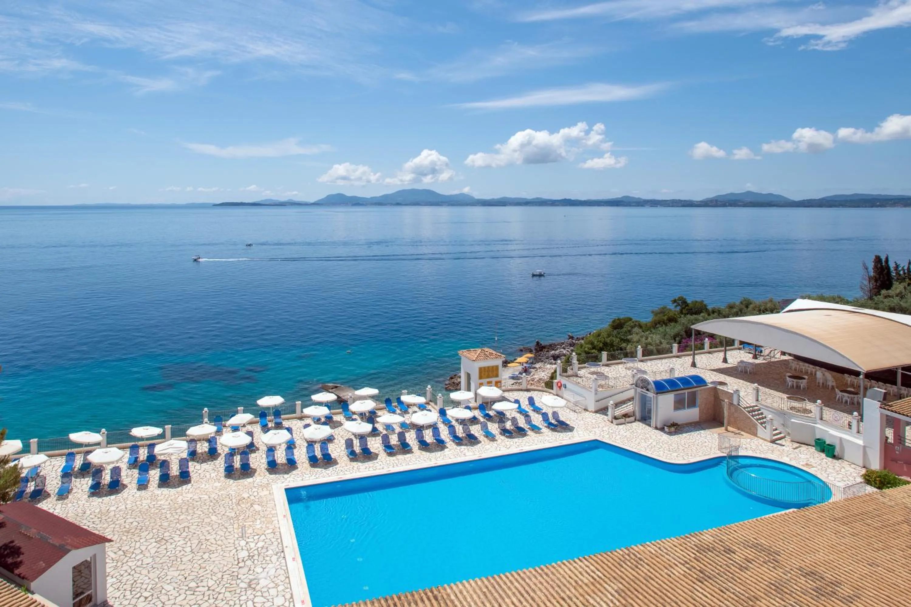 Pool view in Sunshine Corfu Hotel And Spa