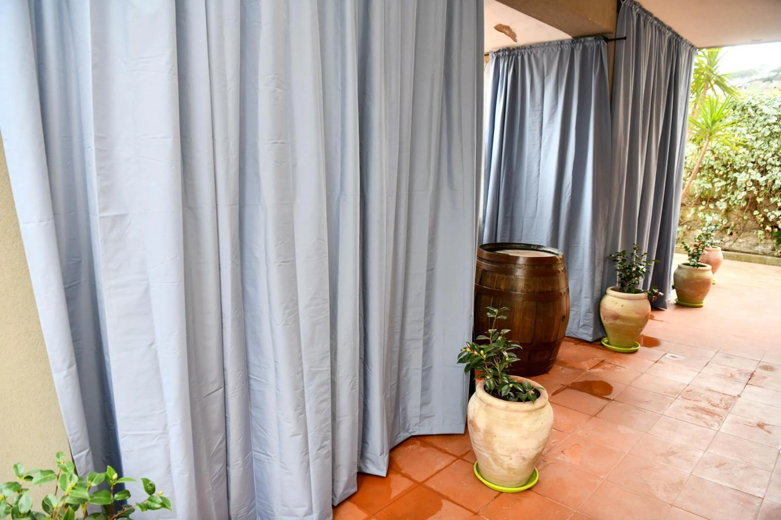 Patio in Il Piccolo Hotel