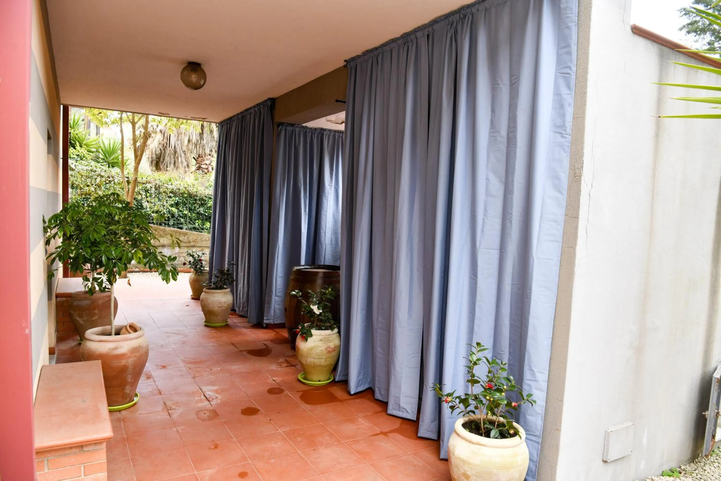 Patio in Il Piccolo Hotel