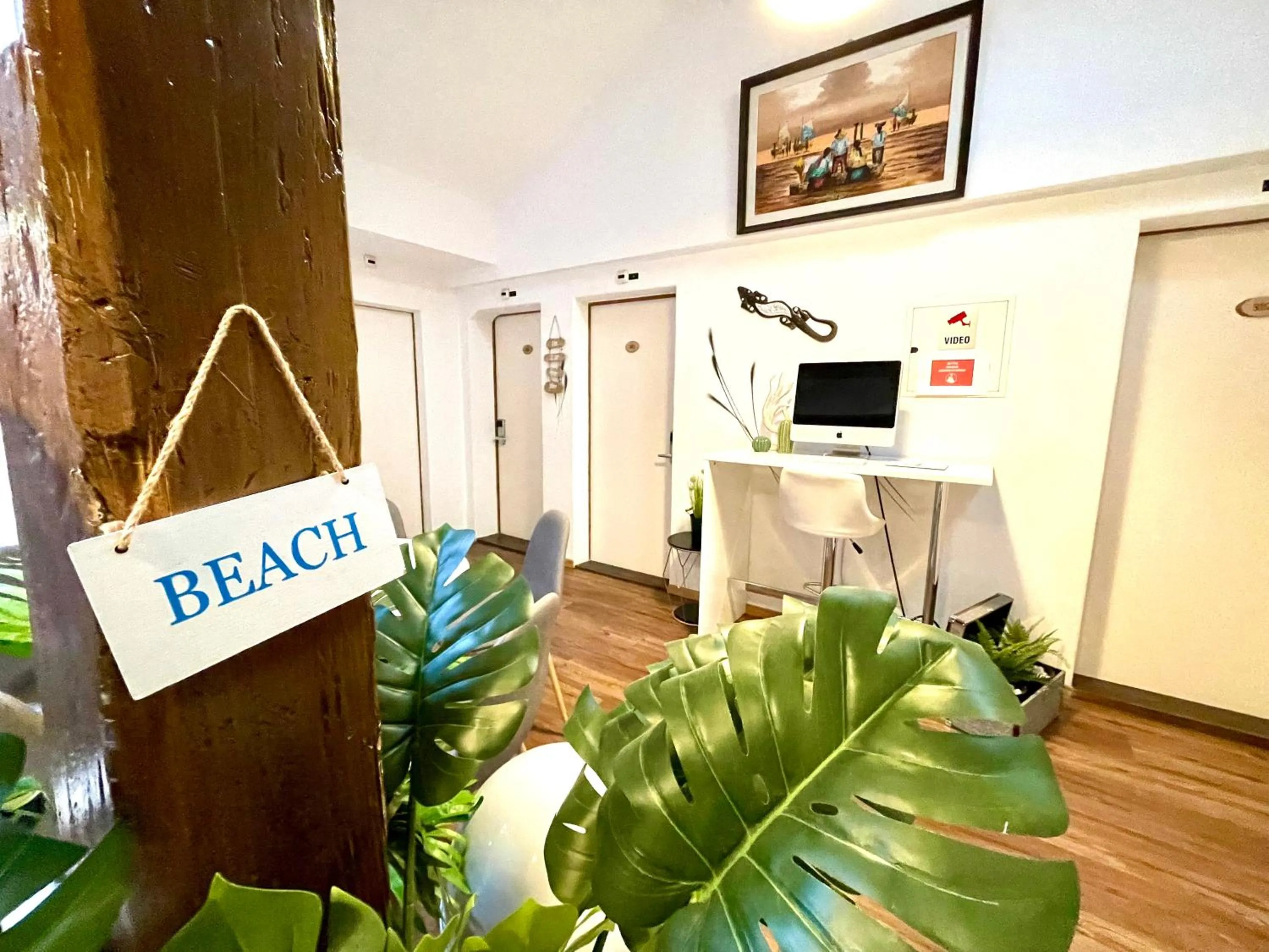 Lobby or reception in VIVA Hostel