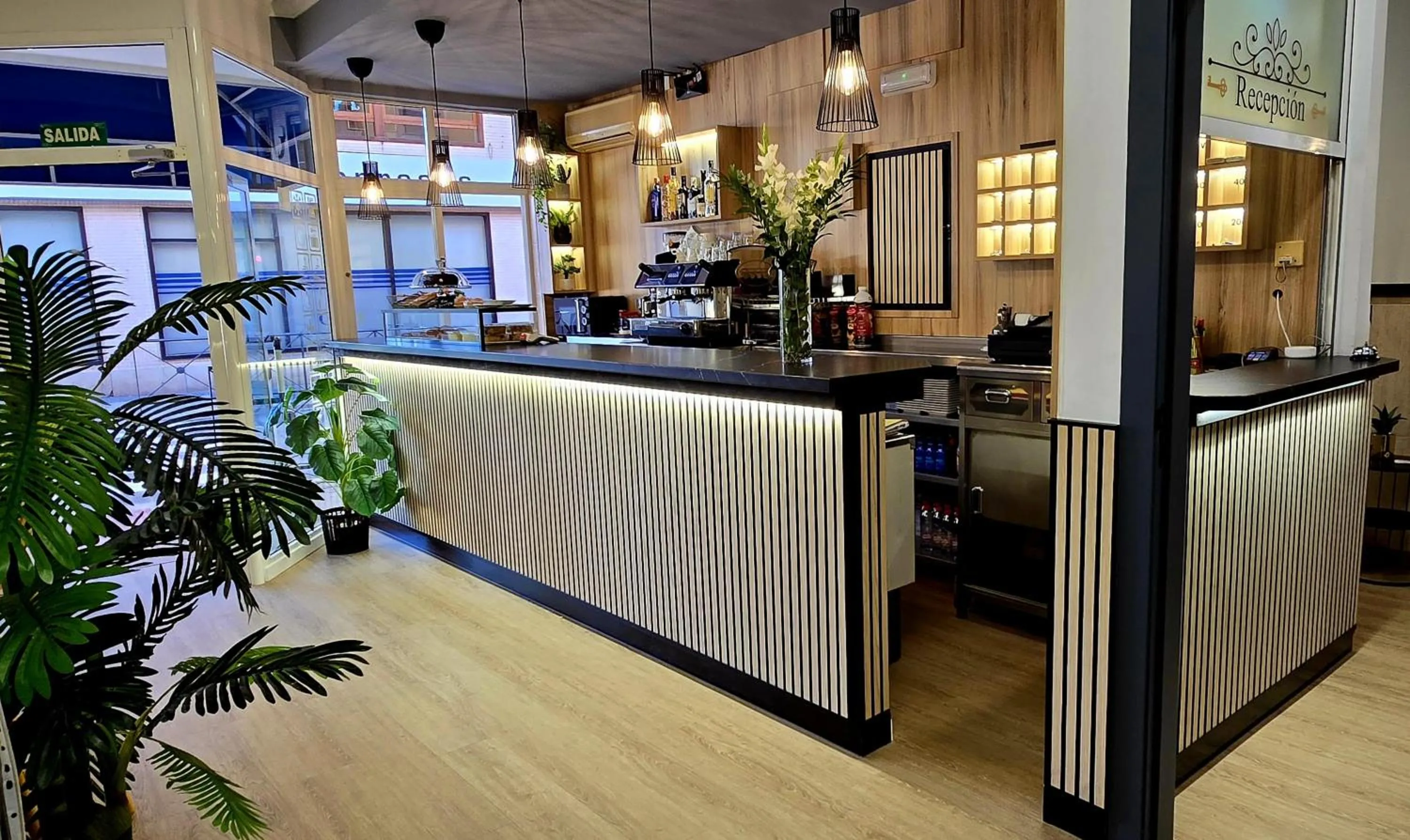 Lobby or reception in Hotel Valldigna