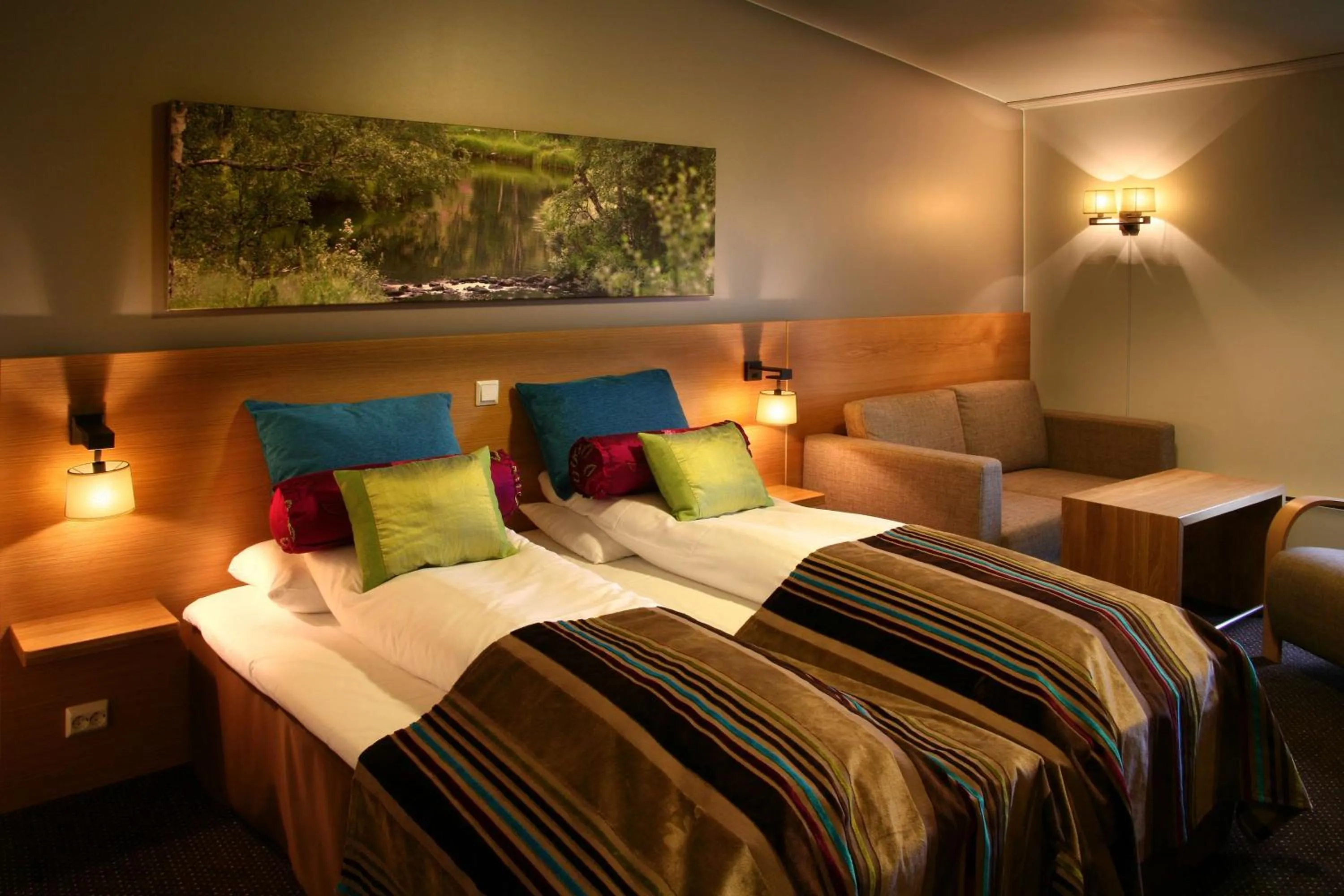 Photo of the whole room, Bed in Scandic Stiklestad