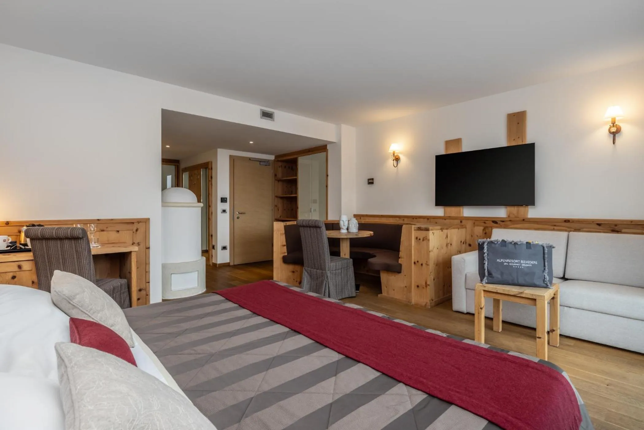 Bed in Alpenresort Belvedere