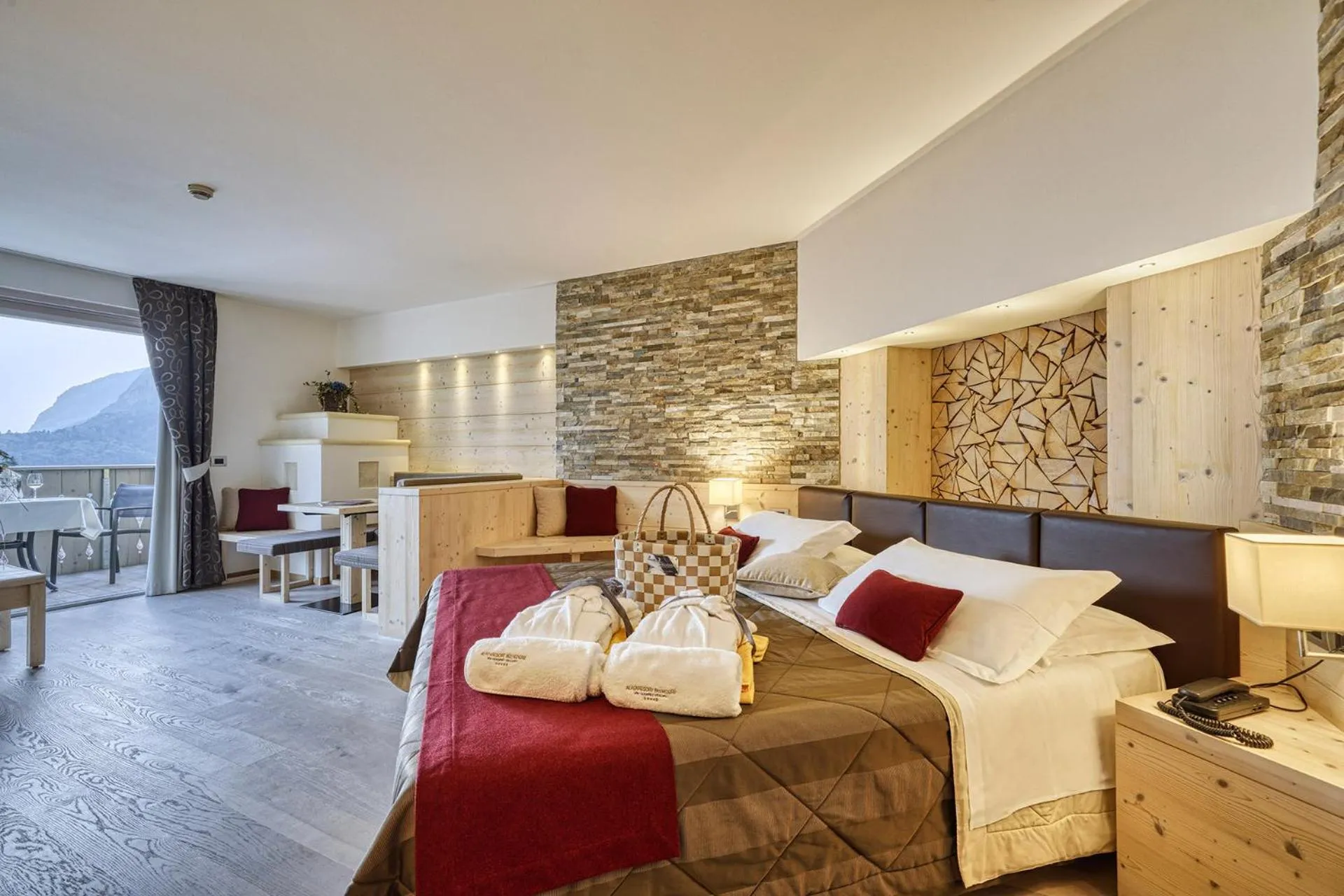 Bed in Alpenresort Belvedere