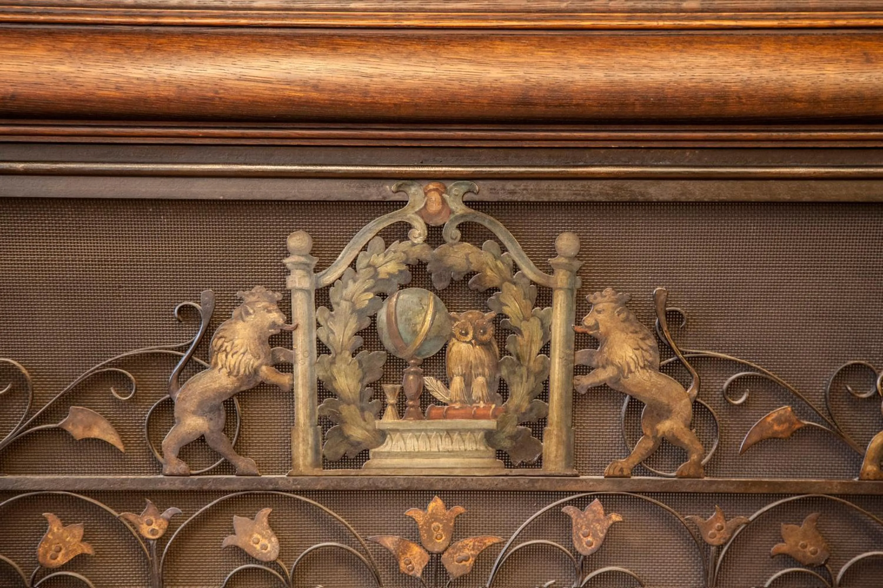 Decorative detail in Mondial Appartement Hotel