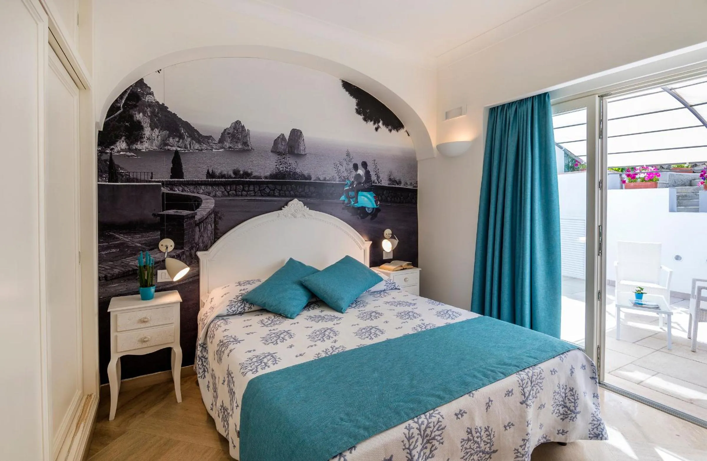 Bed in Villa Patrizi