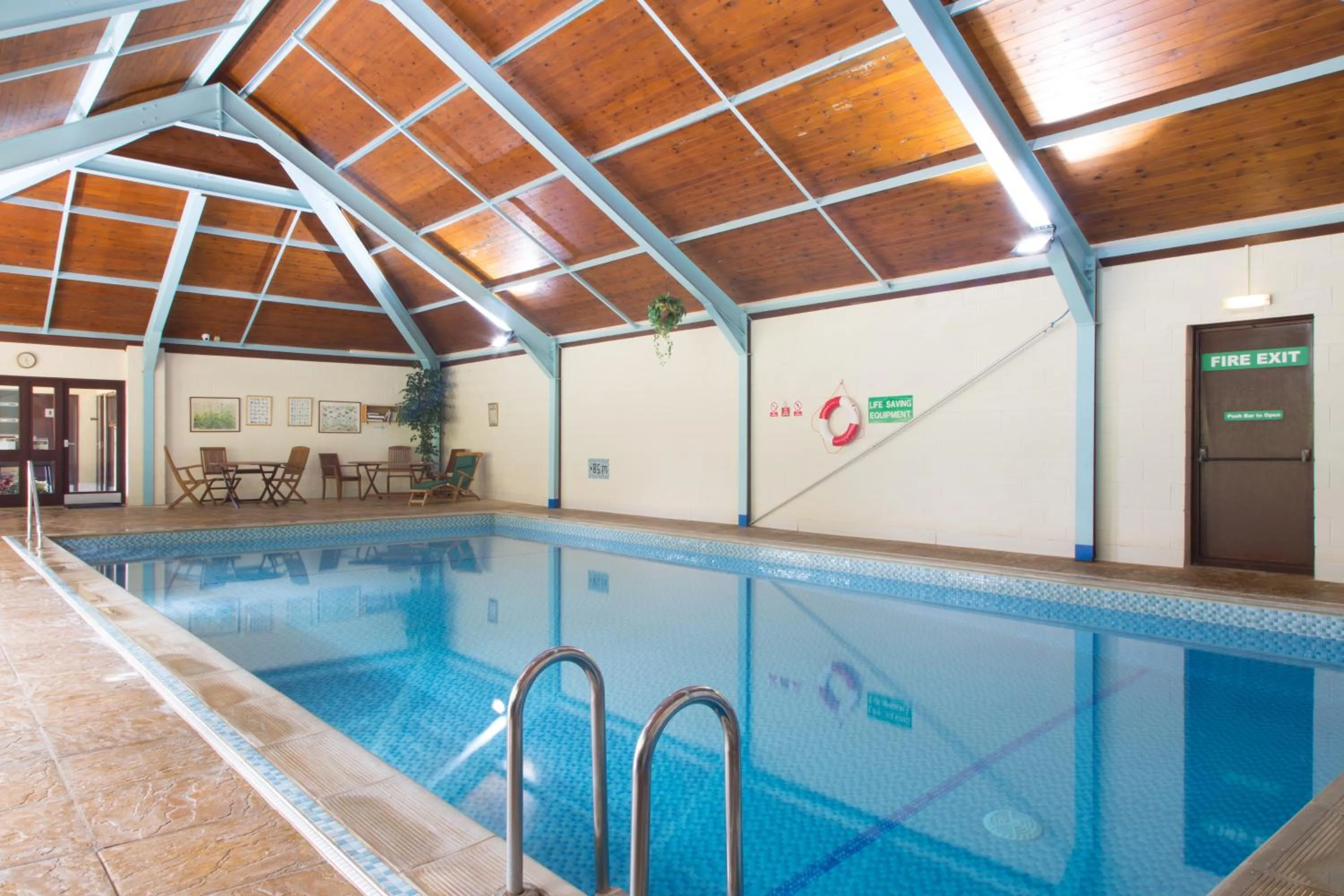 Swimming pool in Bovisand Lodge Holiday Park, Beachside Location & Indoor Heated Pool