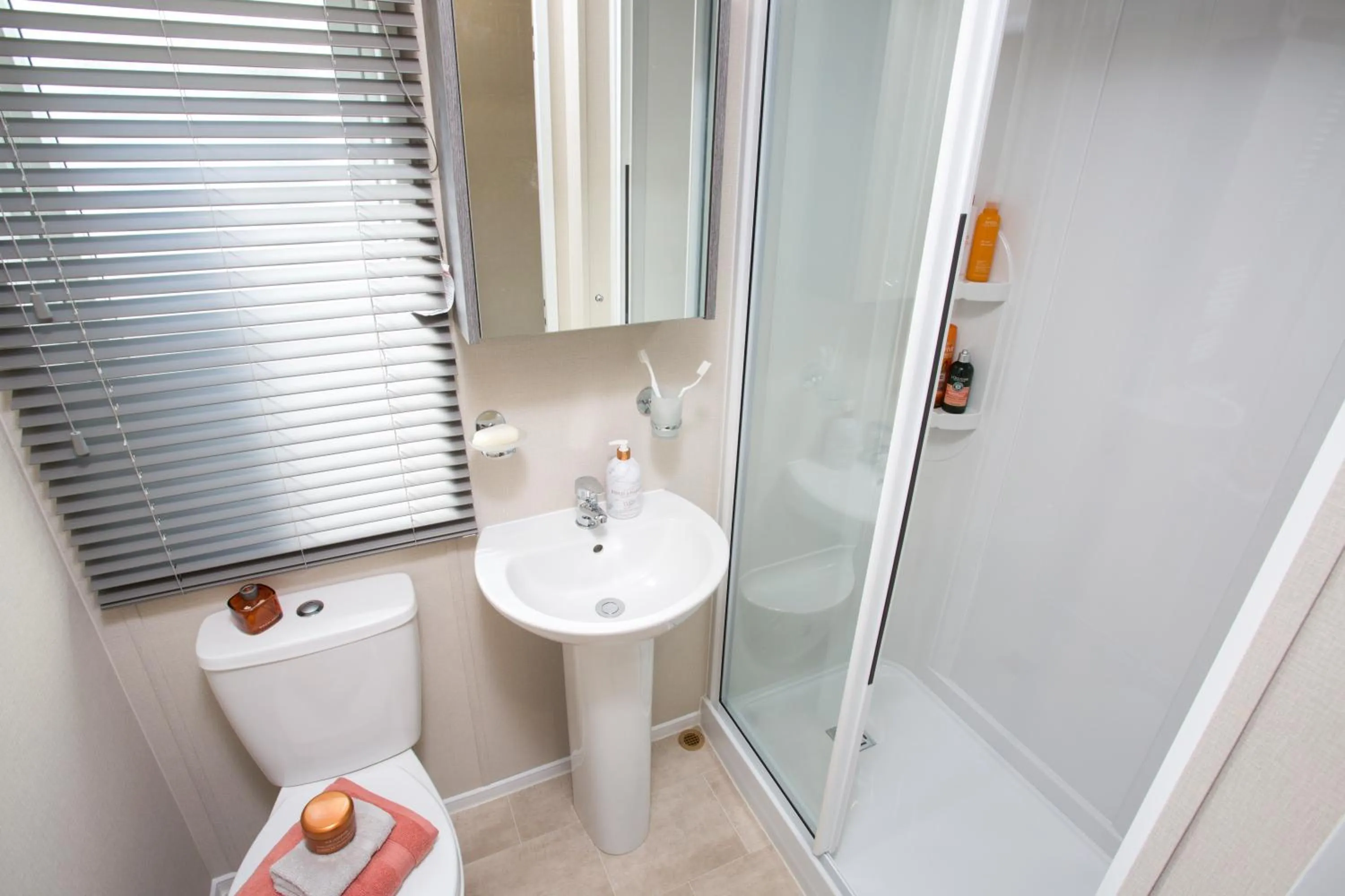 Toilet in Bovisand Lodge Holiday Park, Beachside Location & Indoor Heated Pool