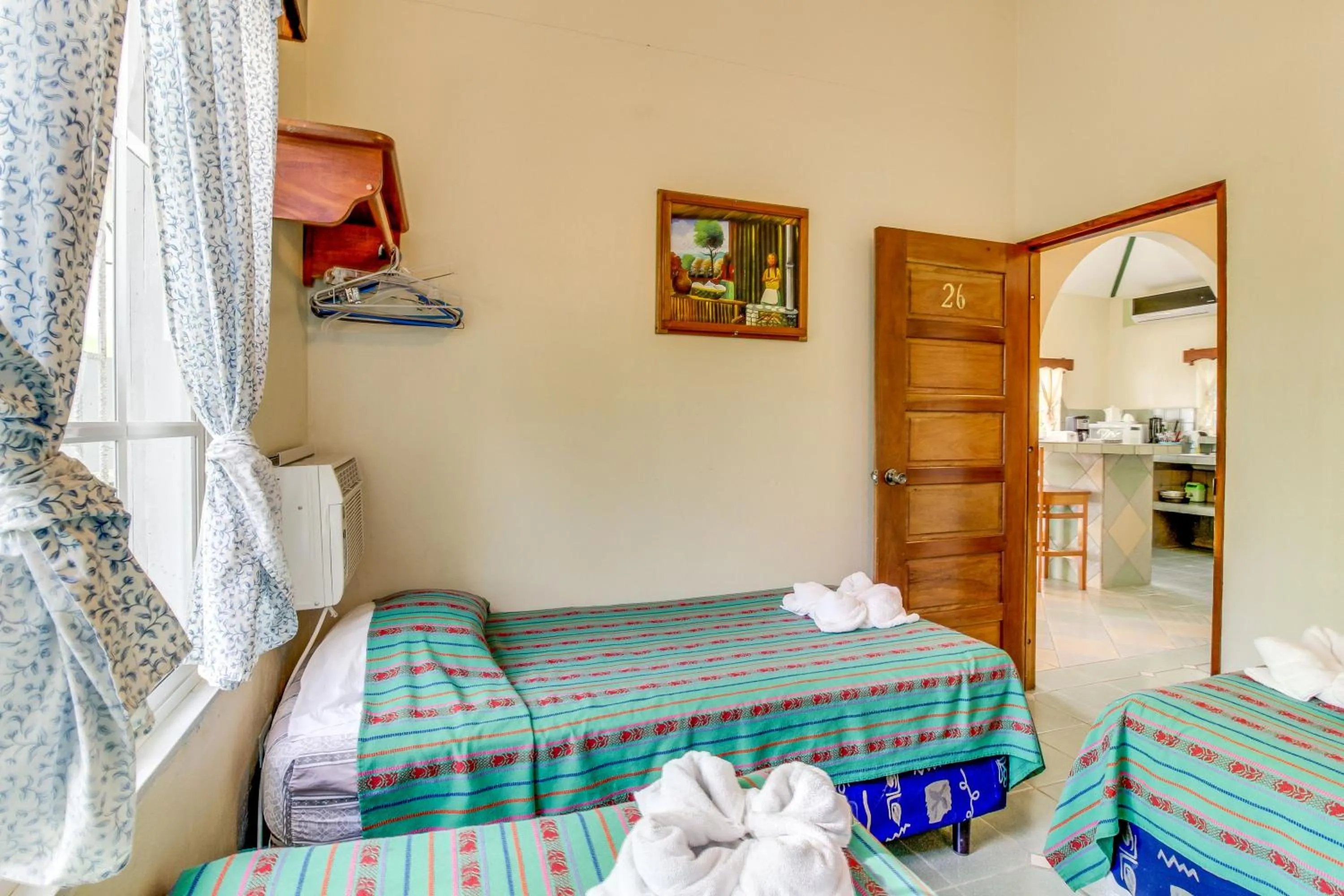 Bed in La Casita at Midas Belize