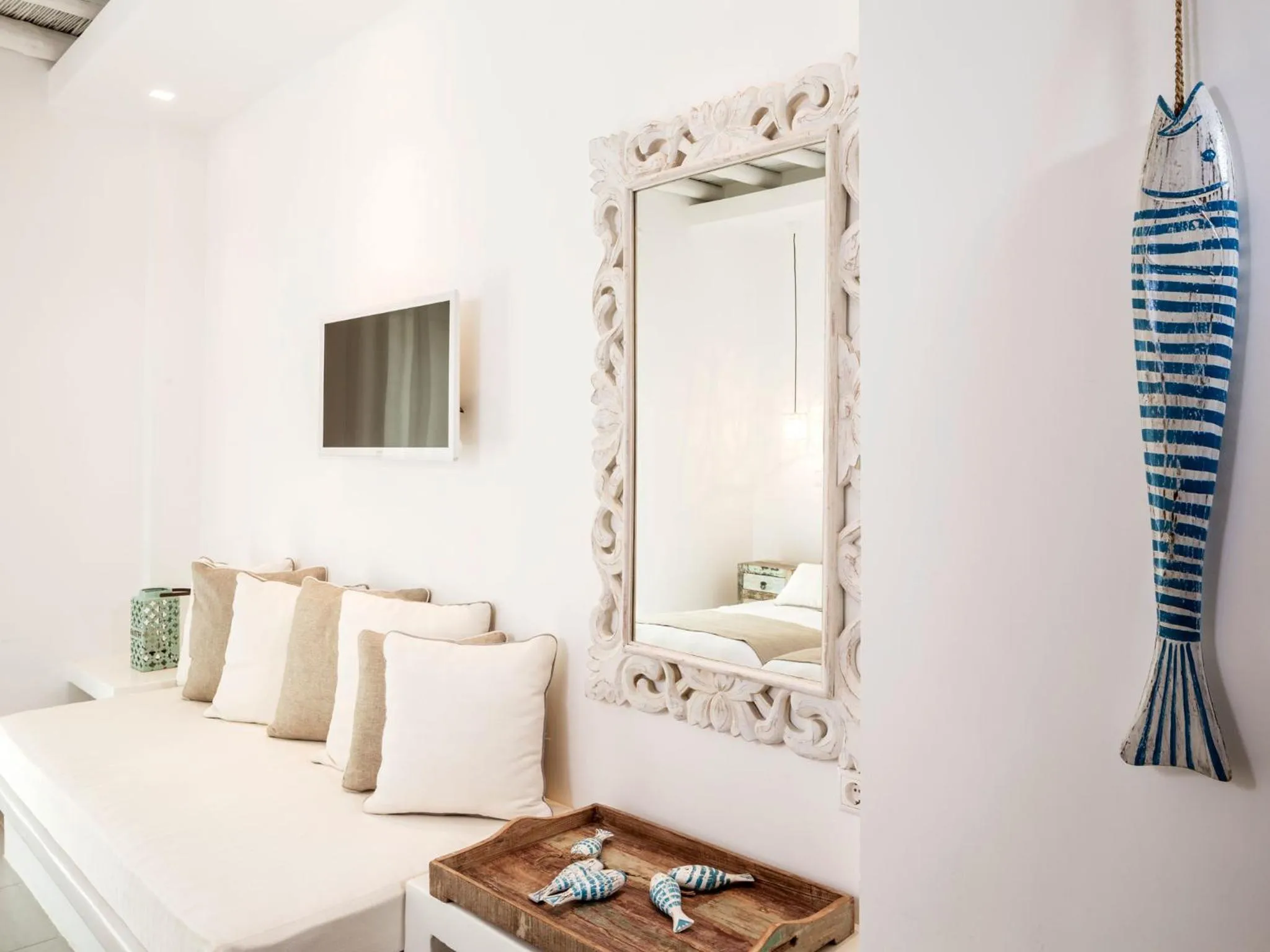 Living room in Paradise Design Apartments