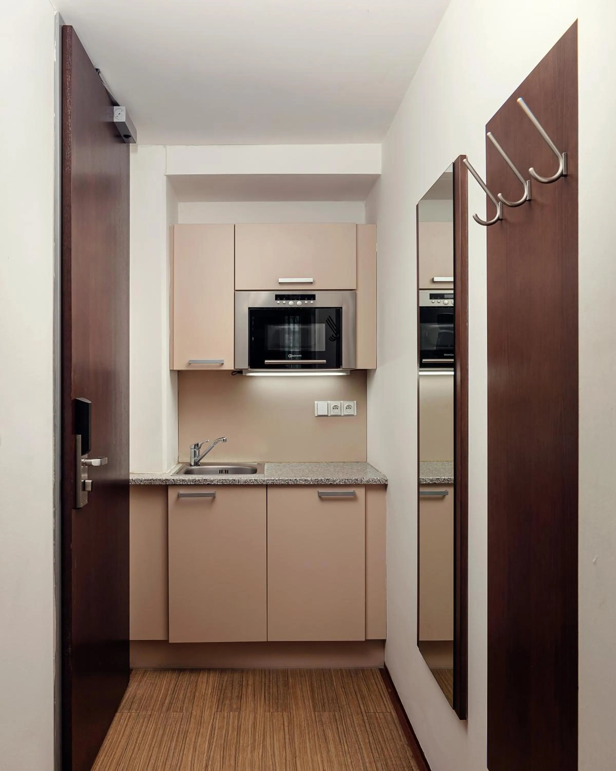 Kitchen or kitchenette in Hotel Ankora