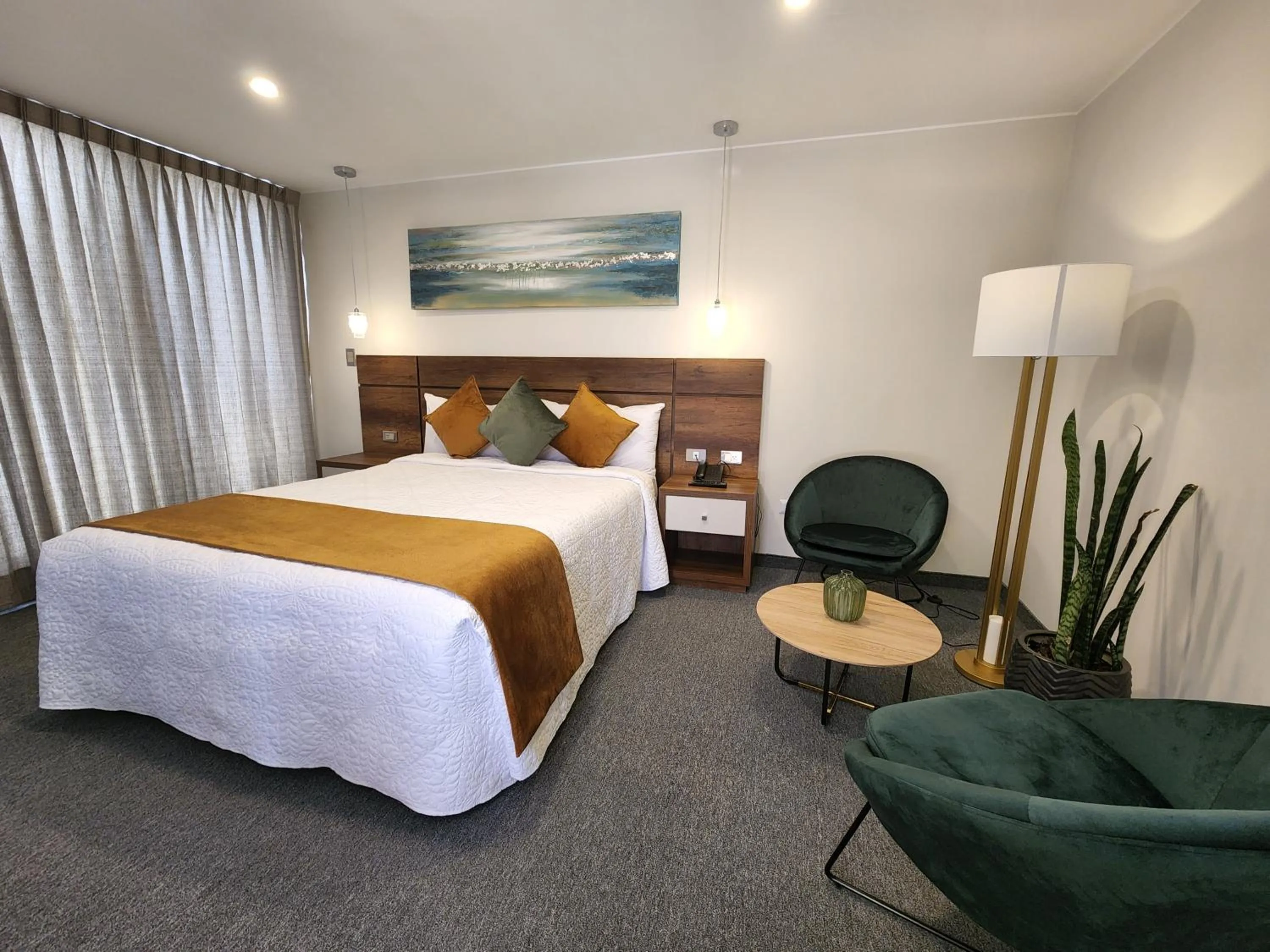 Bed in Hotel La Gruta